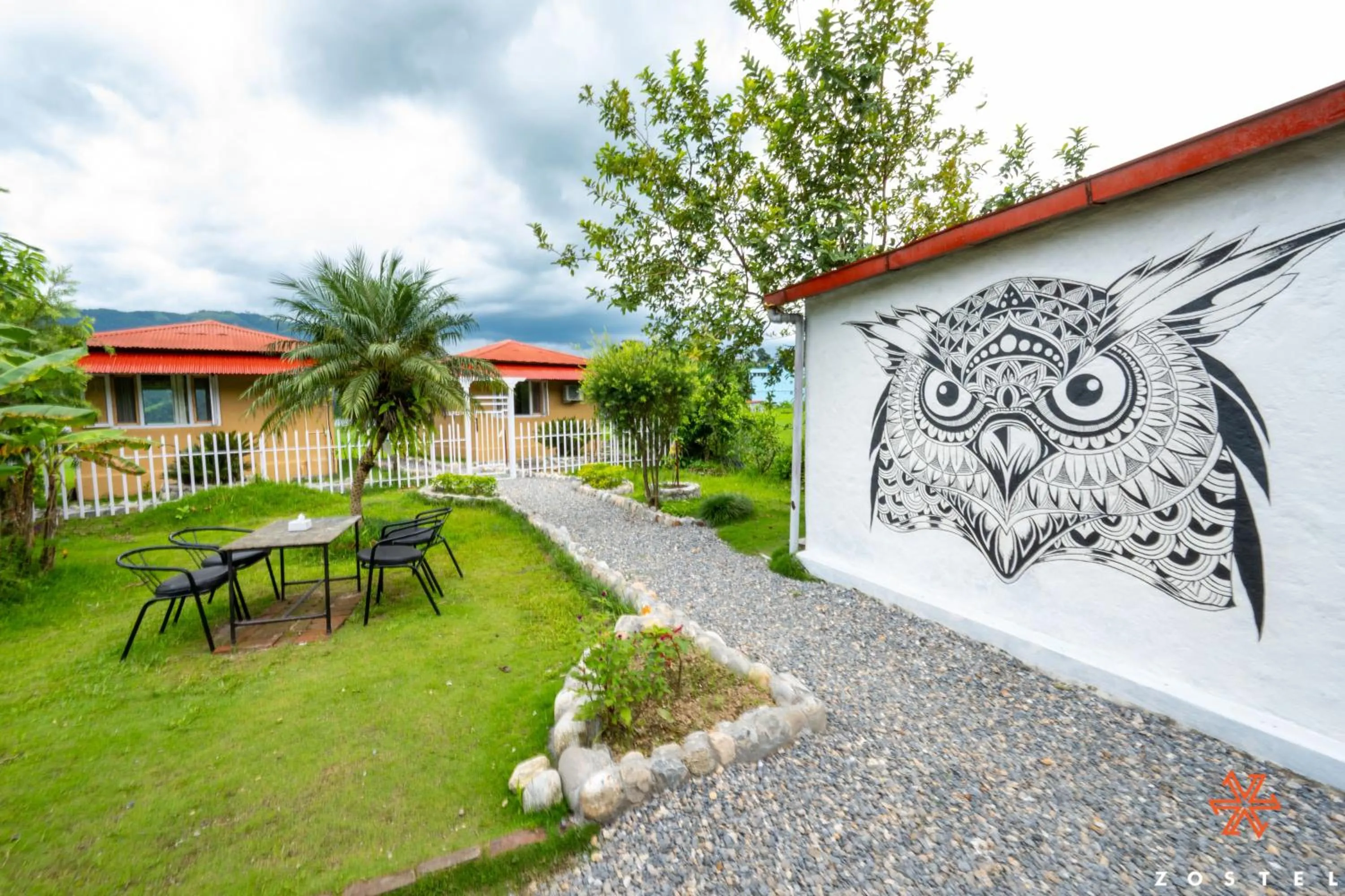 Property building in Zostel Pokhara