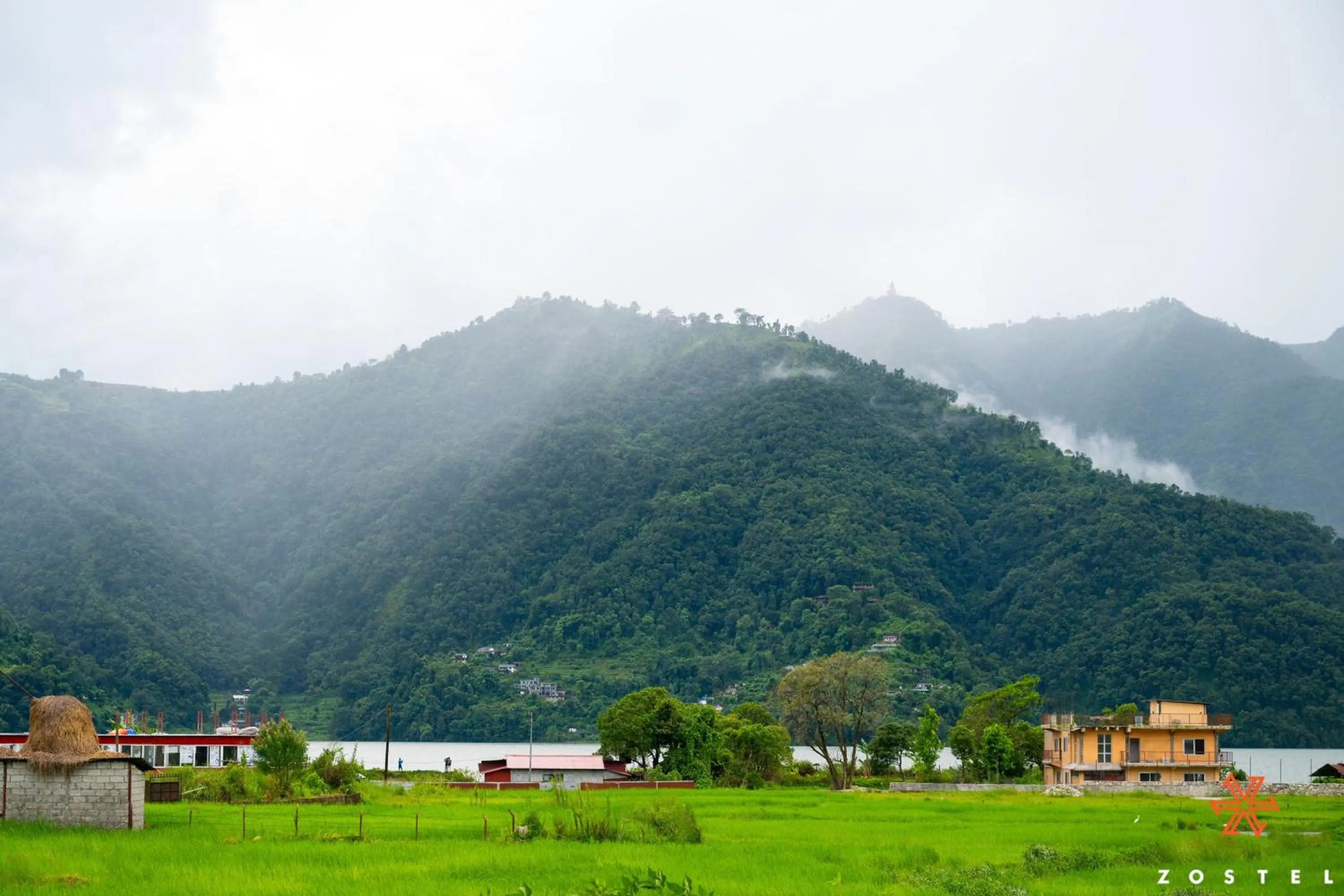 Natural landscape in Zostel Pokhara