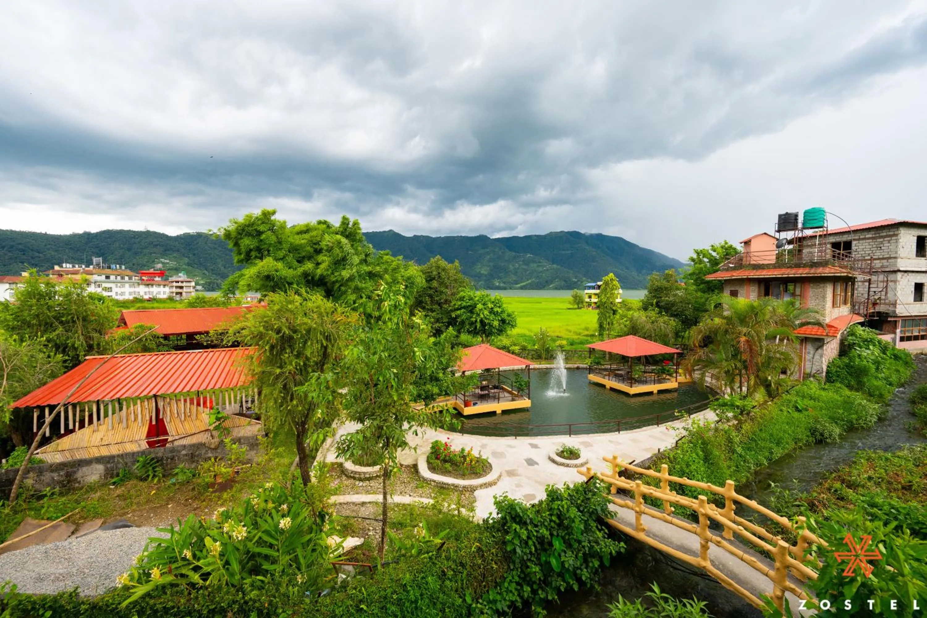 Property building in Zostel Pokhara