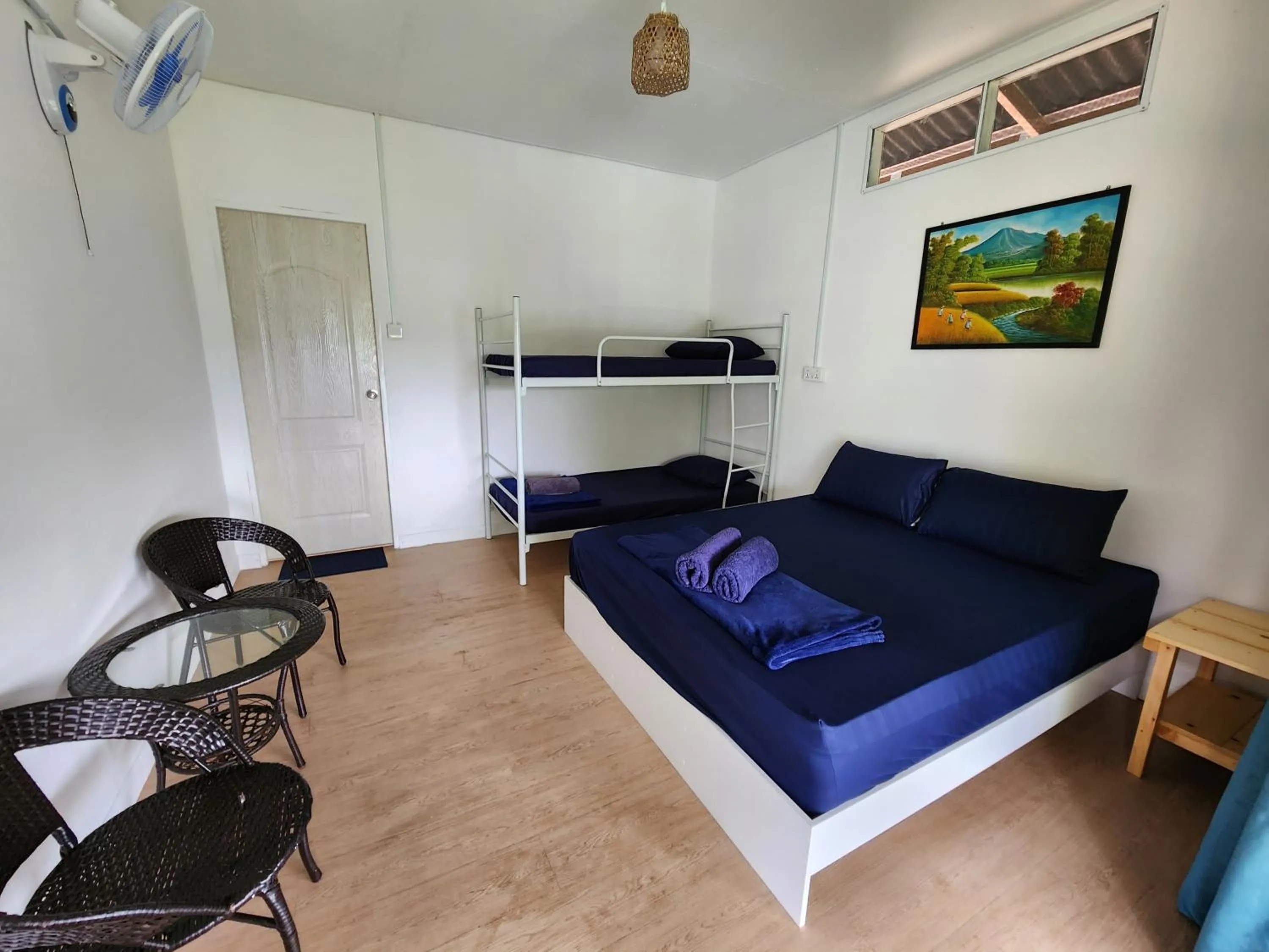 Bed in Bigfin beach resort