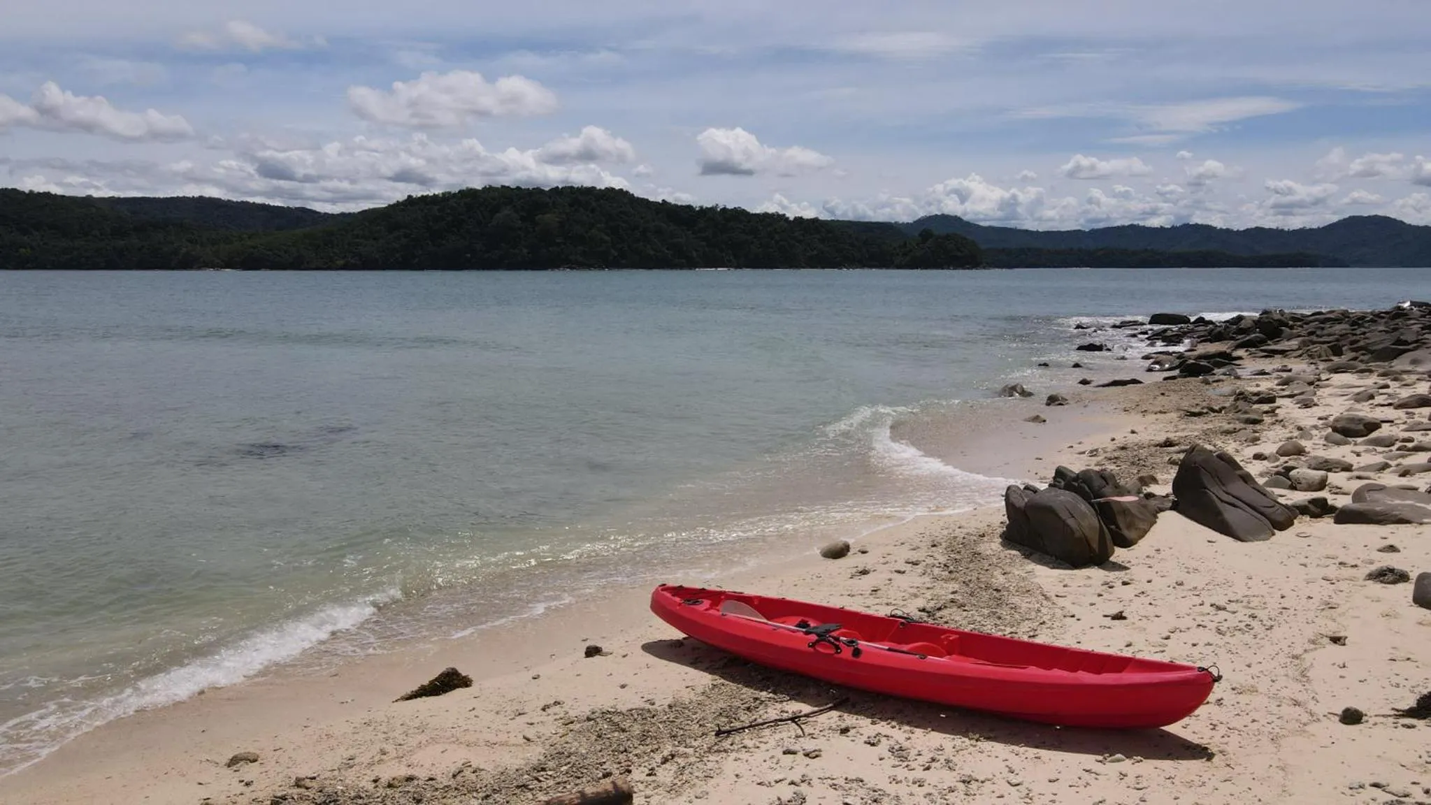 Canoeing in Bigfin beach resort