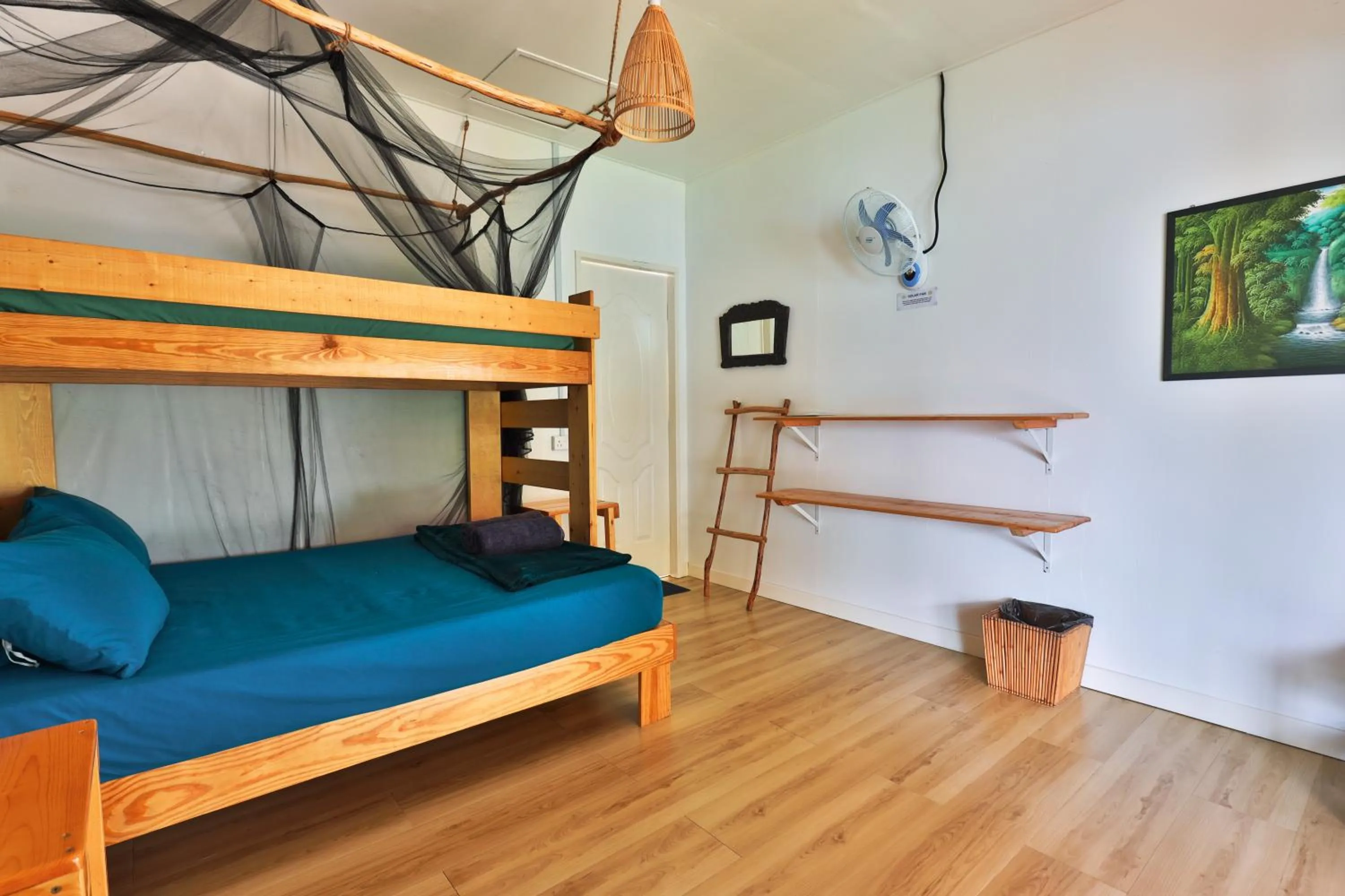 Bed in Bigfin beach resort