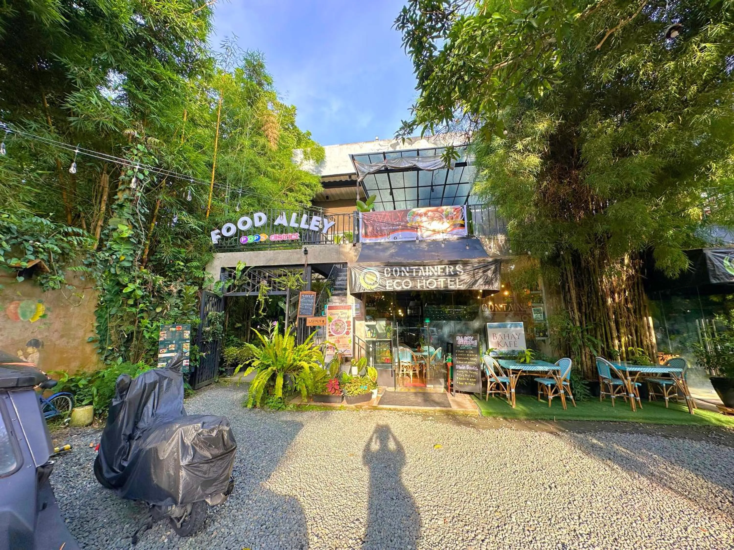 Facade/entrance in Containers by Eco Hotels