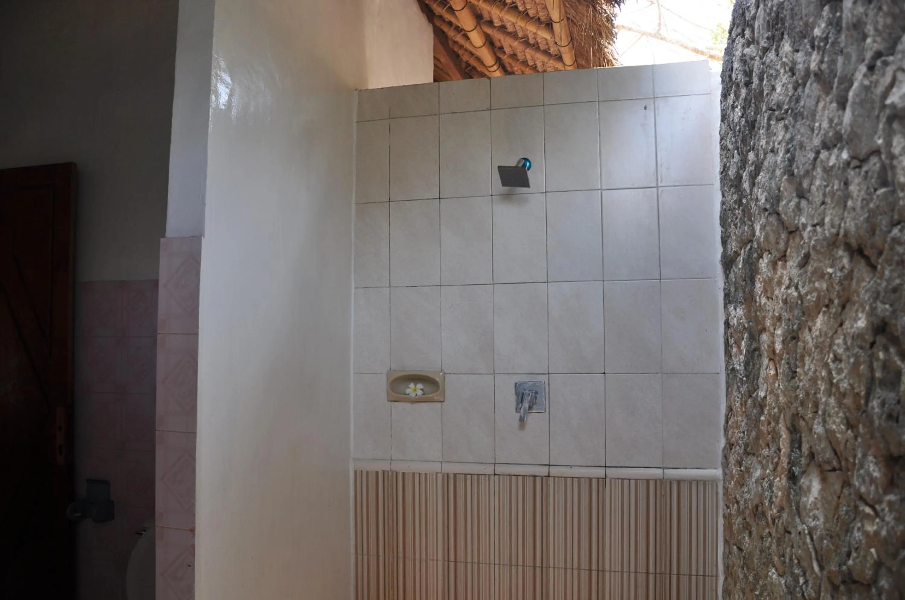 Shower in Tamarind Beach Bungalow