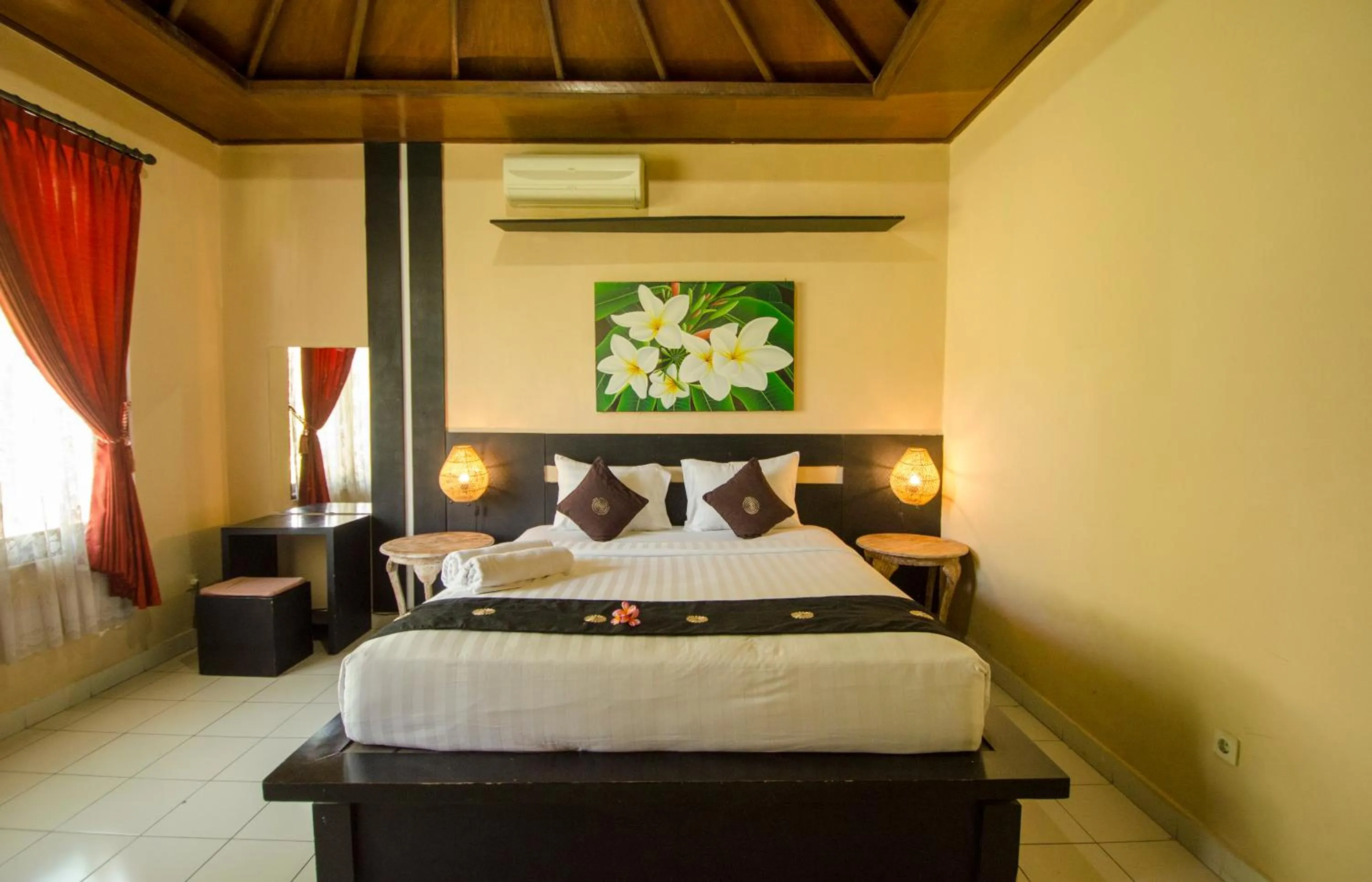 Bedroom, Bed in Taman Sari Cottages
