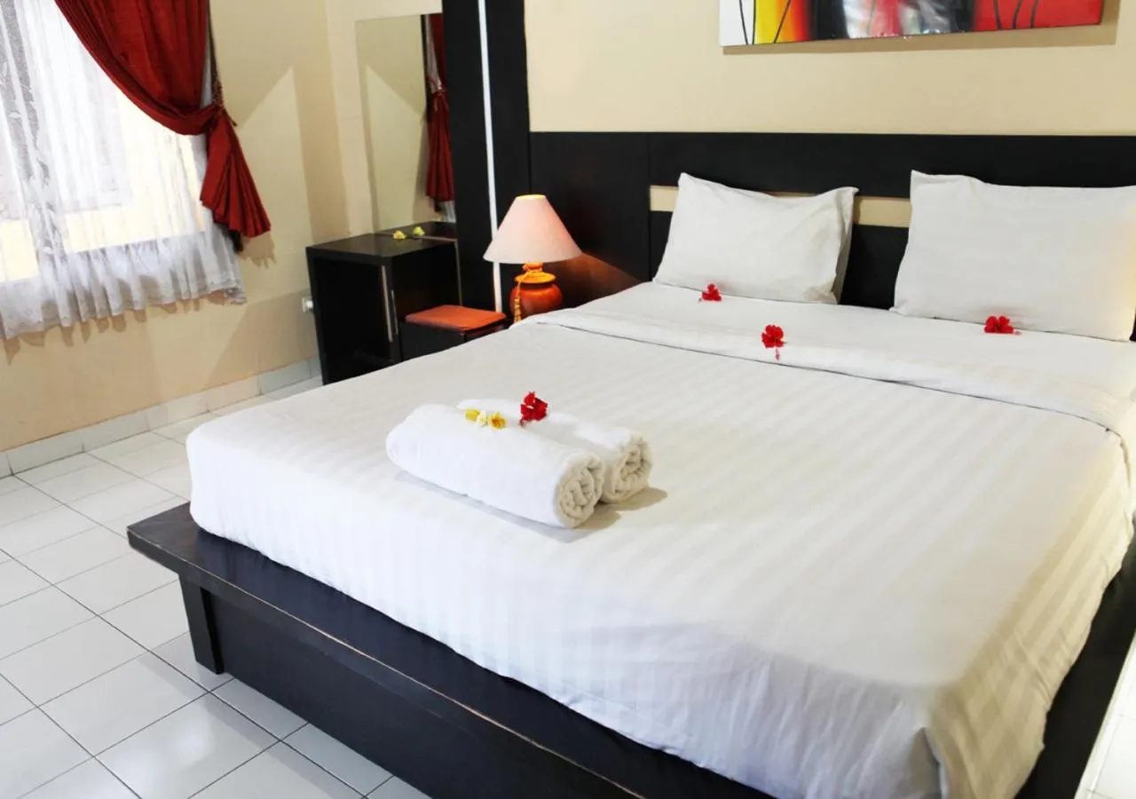 Bedroom, Bed in Taman Sari Cottages