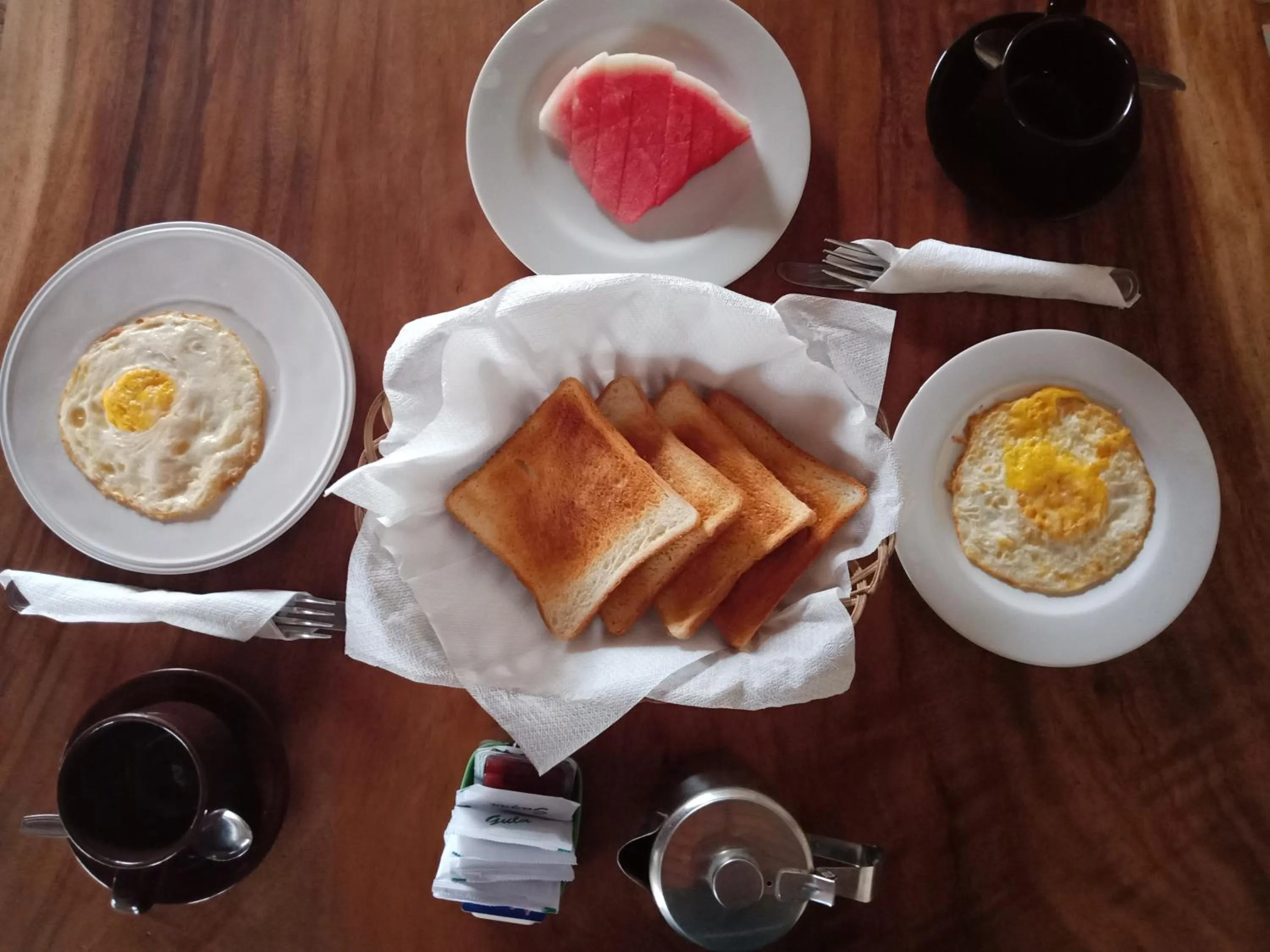 Breakfast in Taman Sari Cottages