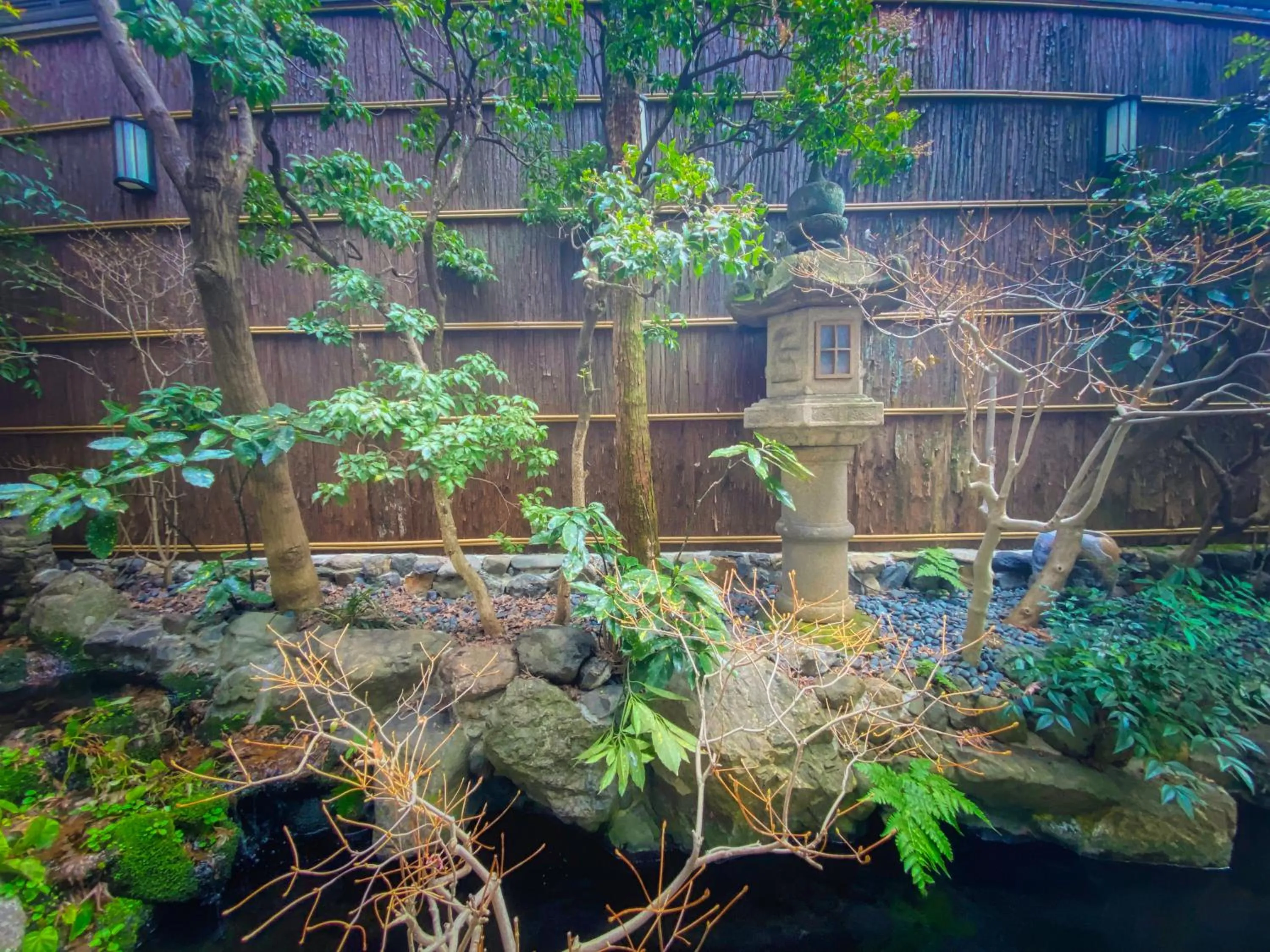 Garden view in Ryokan Sawaya Honten