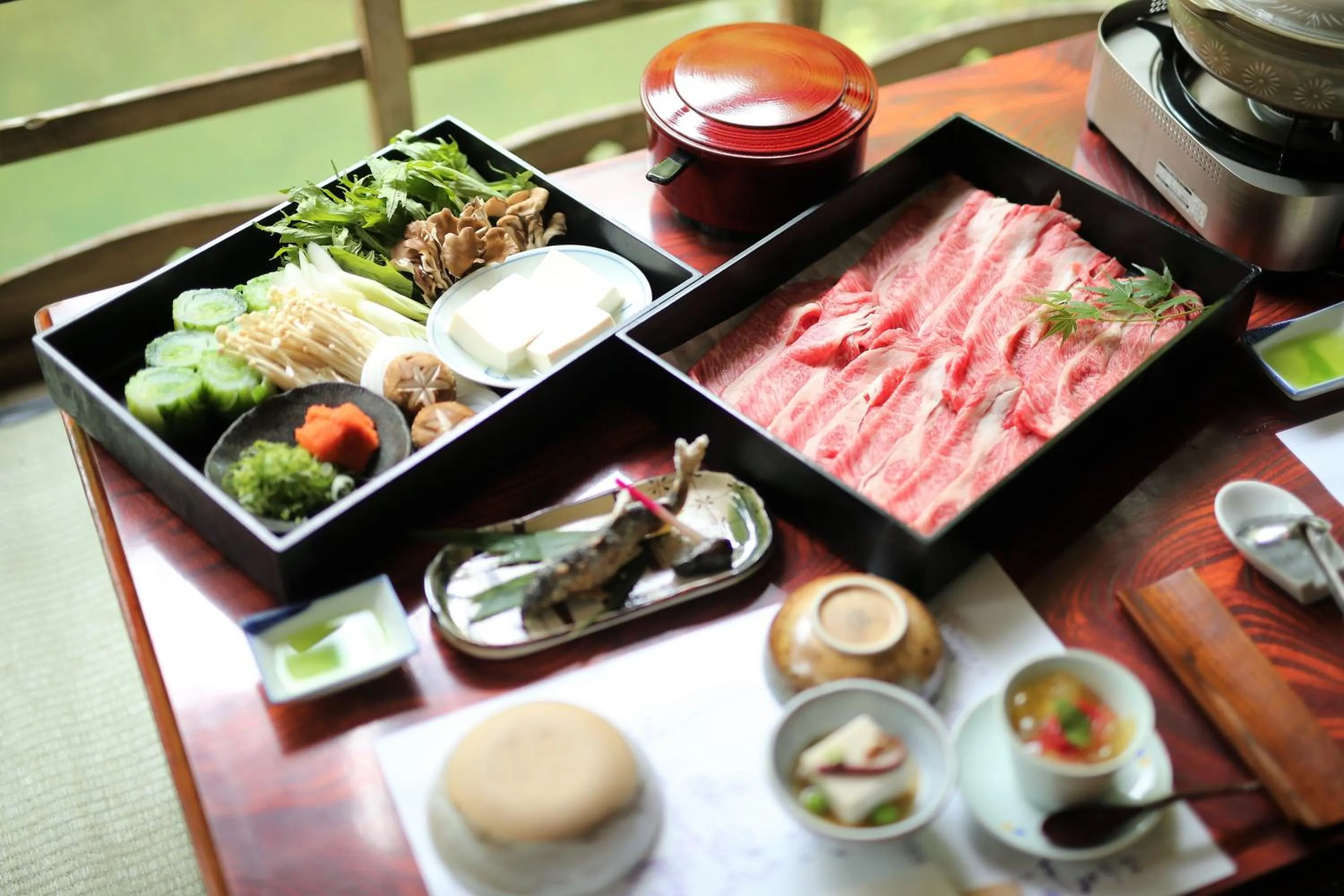 Dinner in Momijiya Annex