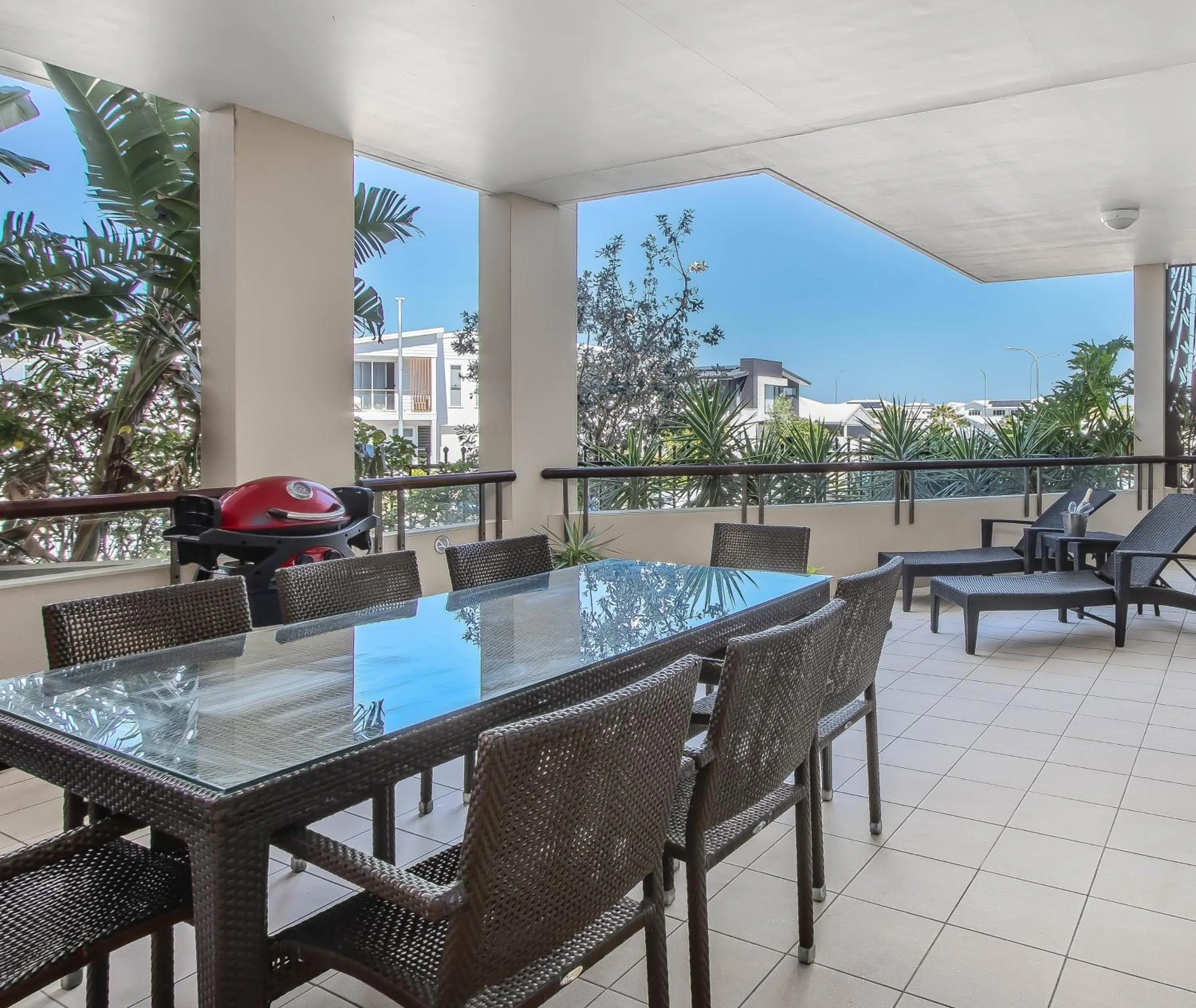 Balcony/Terrace in Oaks Casuarina Santai Resort