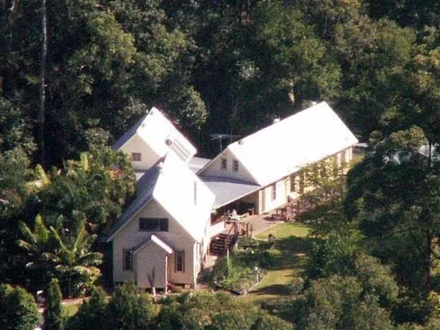 Bird's eye view in Glass House Mountains Ecolodge