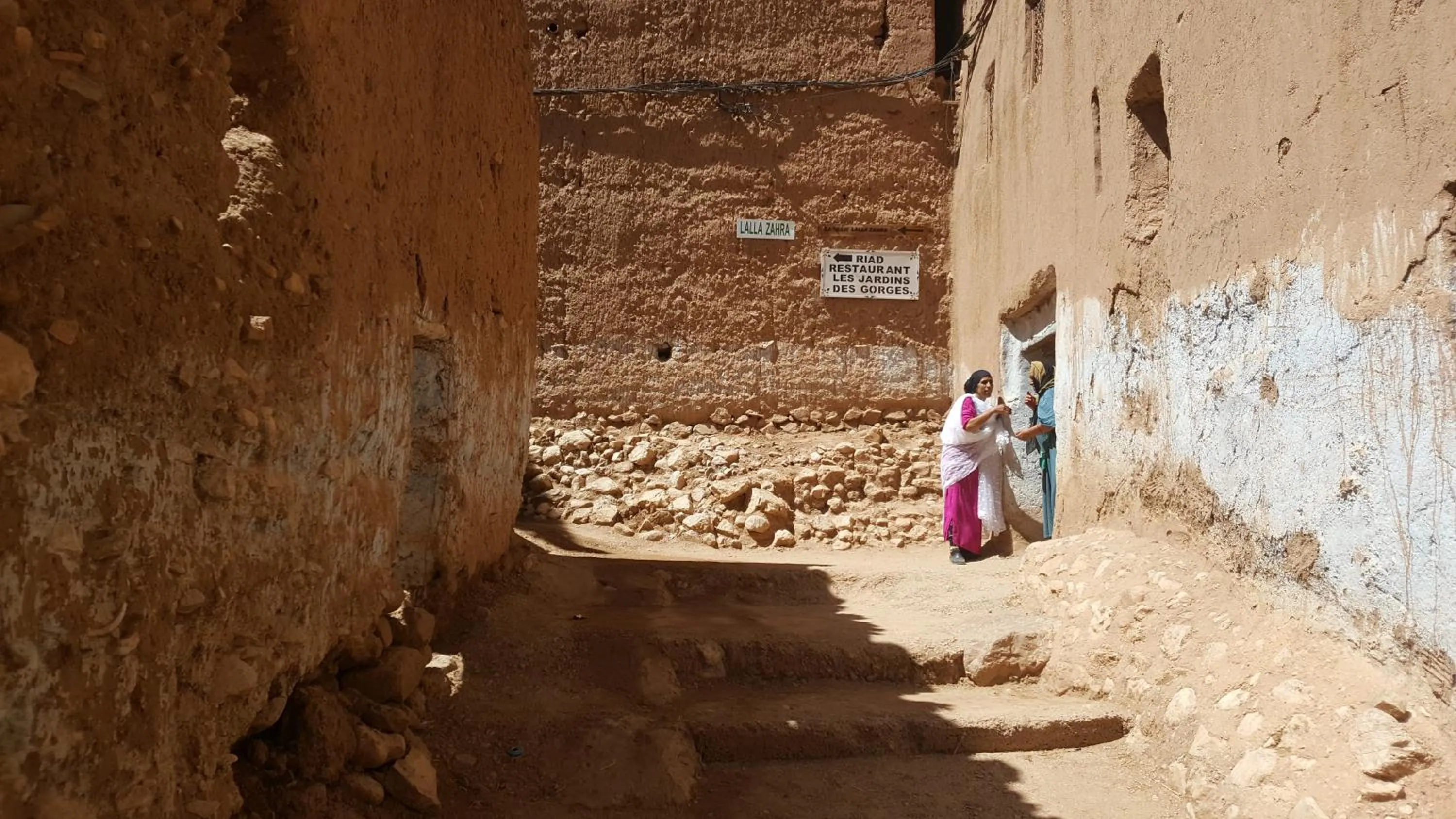 Nearby landmark in Les Jardins De Todgha gorges de todra tinghir