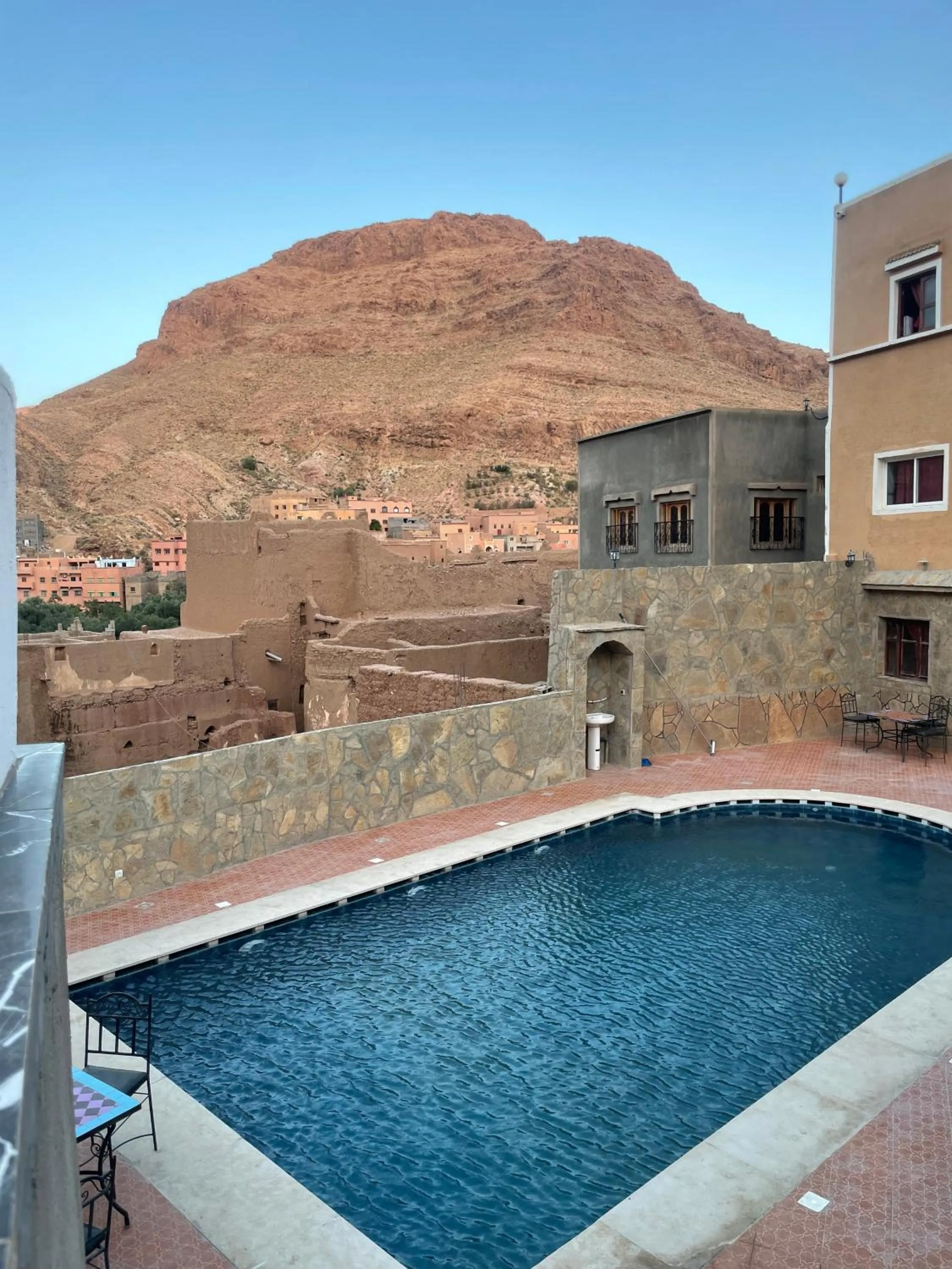 Swimming pool in Les Jardins De Todgha gorges de todra tinghir