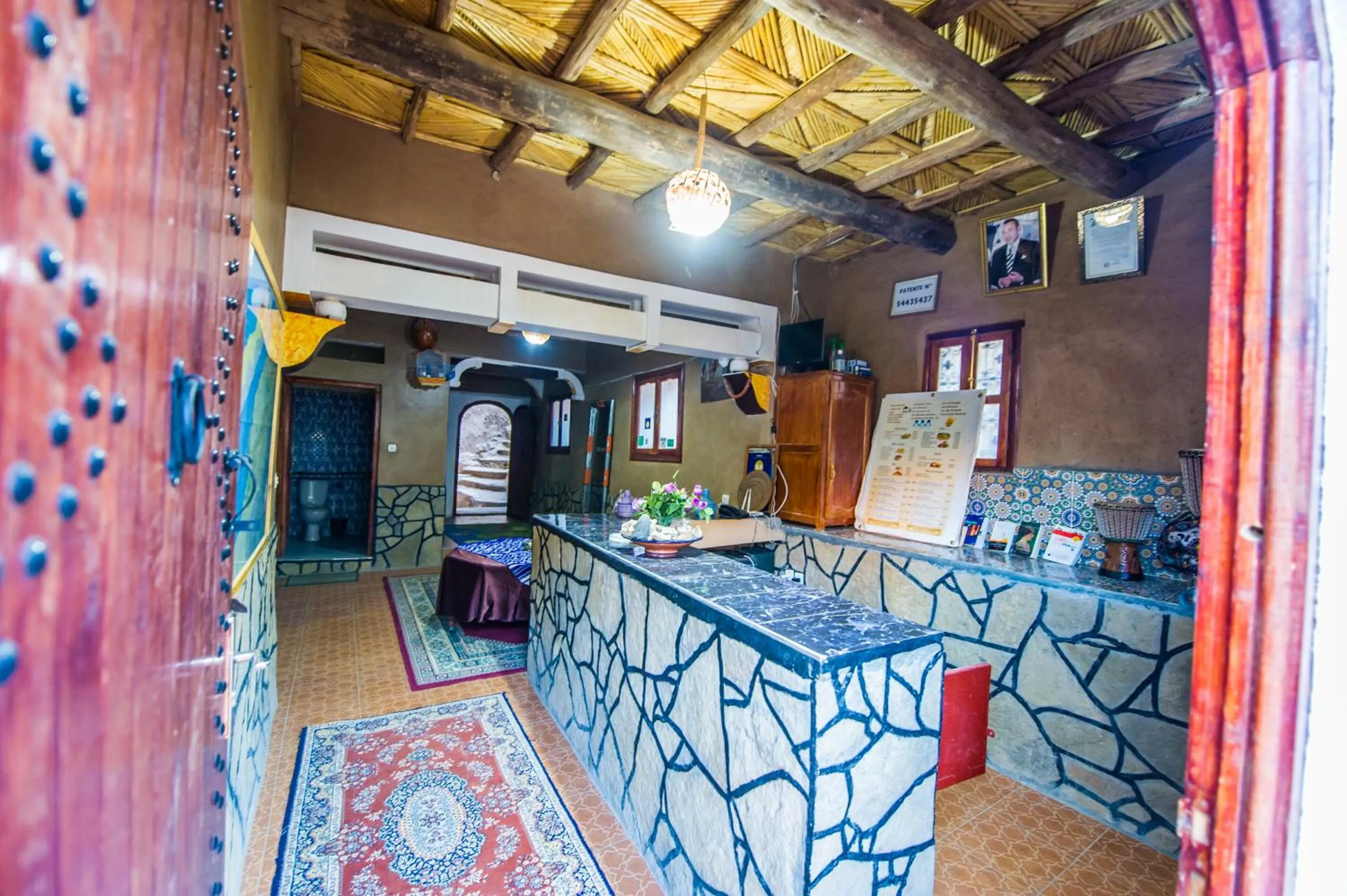 Lobby or reception in Les Jardins De Todgha gorges de todra tinghir