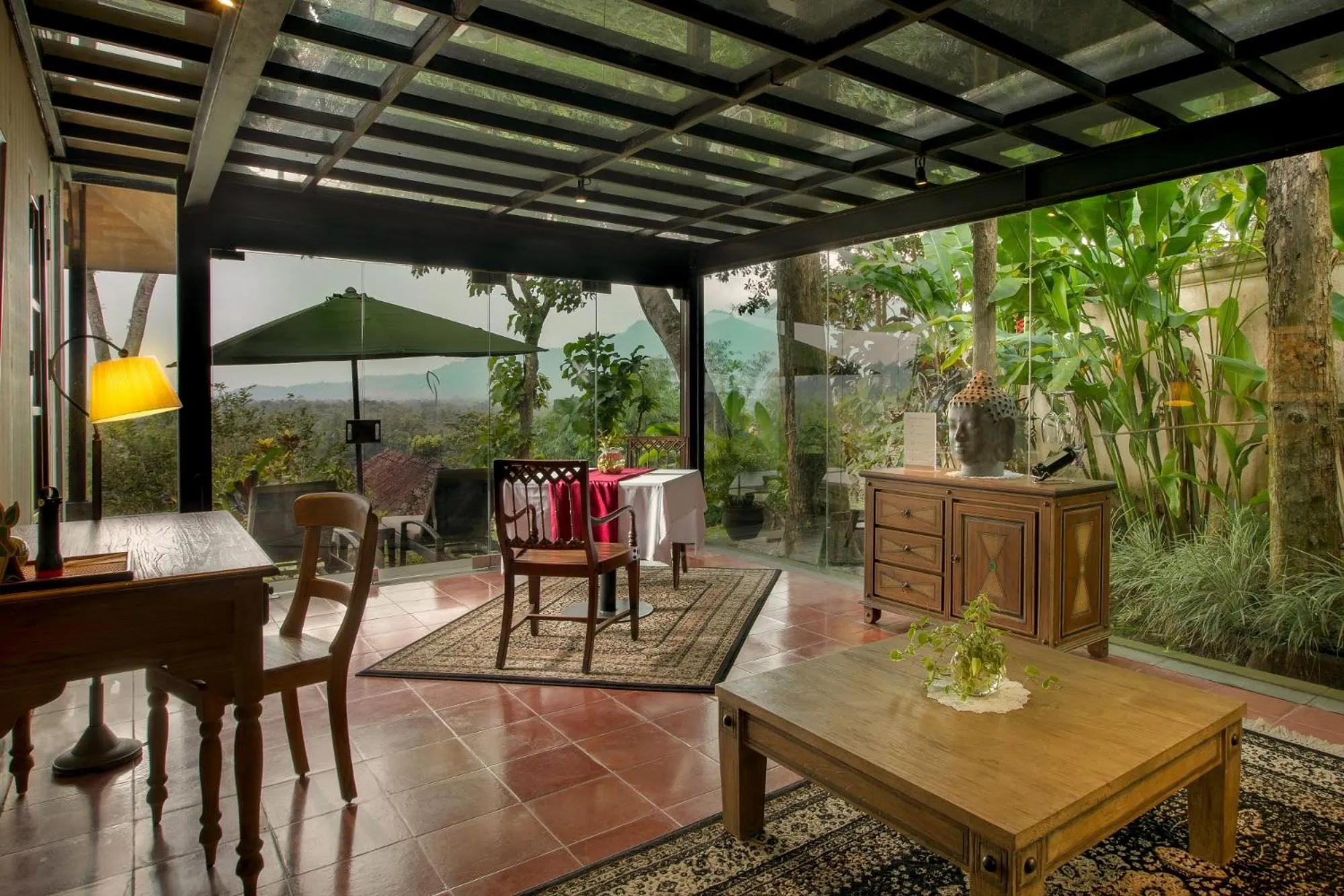 Dining area in Plataran Borobudur