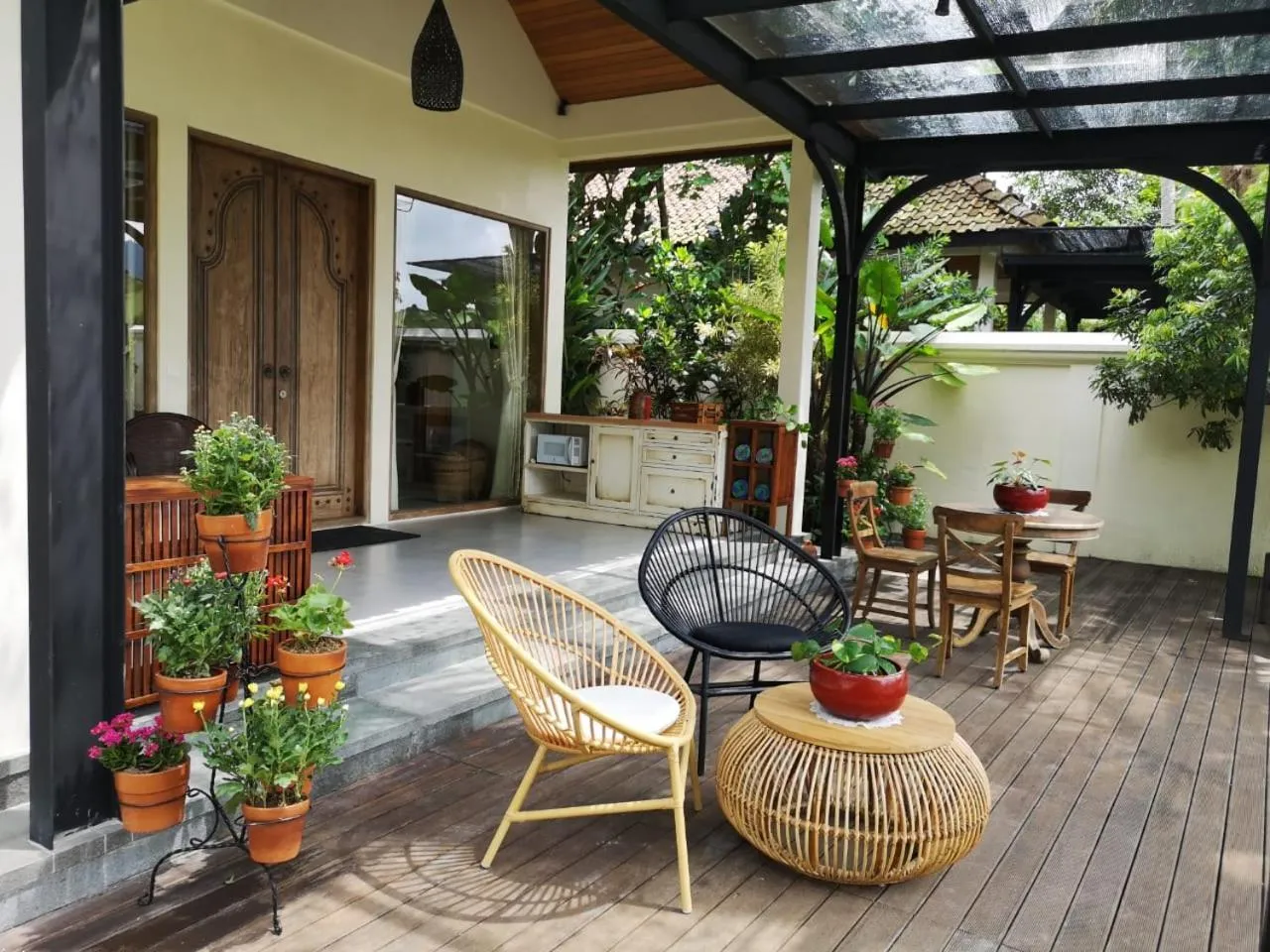 Seating area in Plataran Borobudur