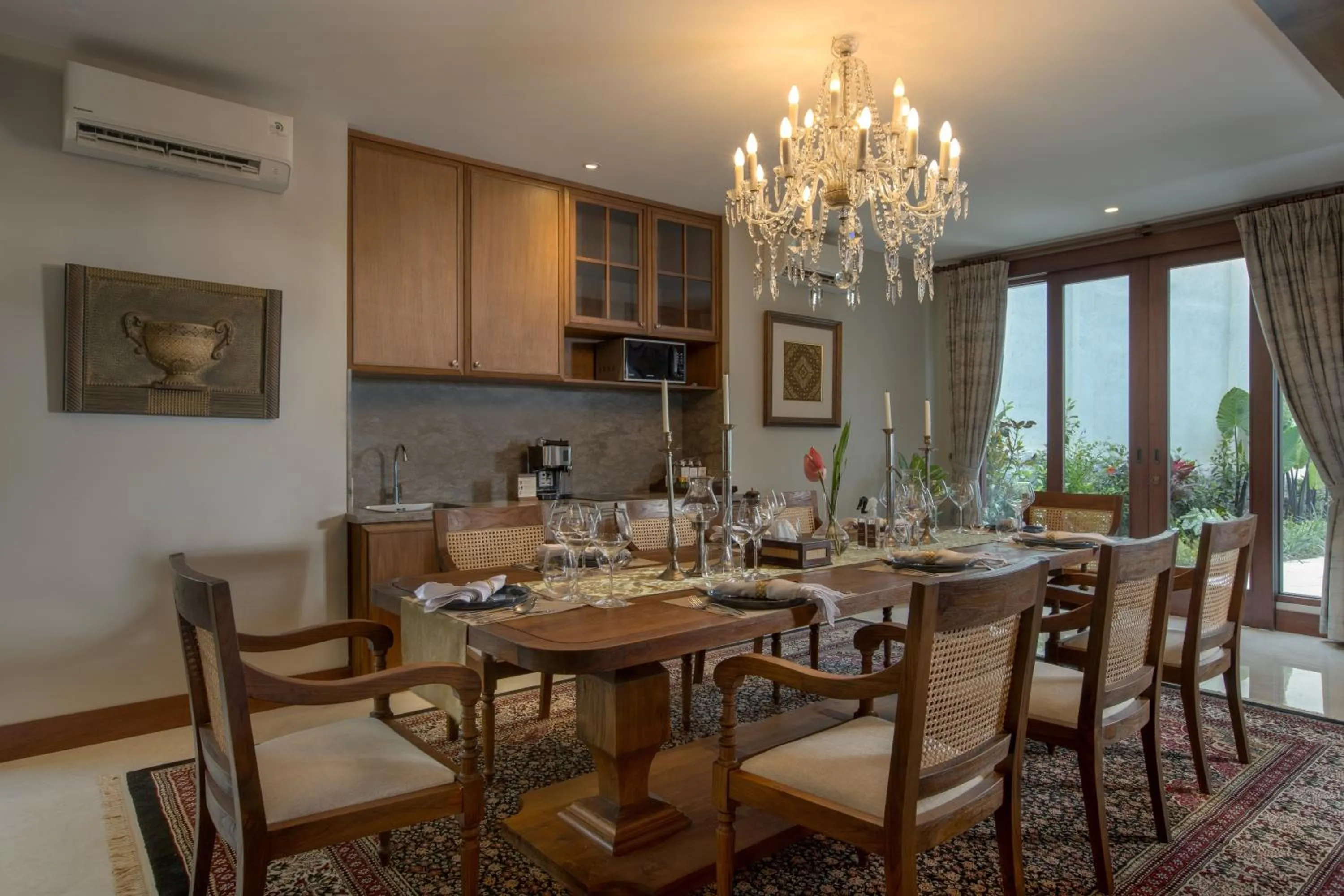 Dining area in Plataran Borobudur