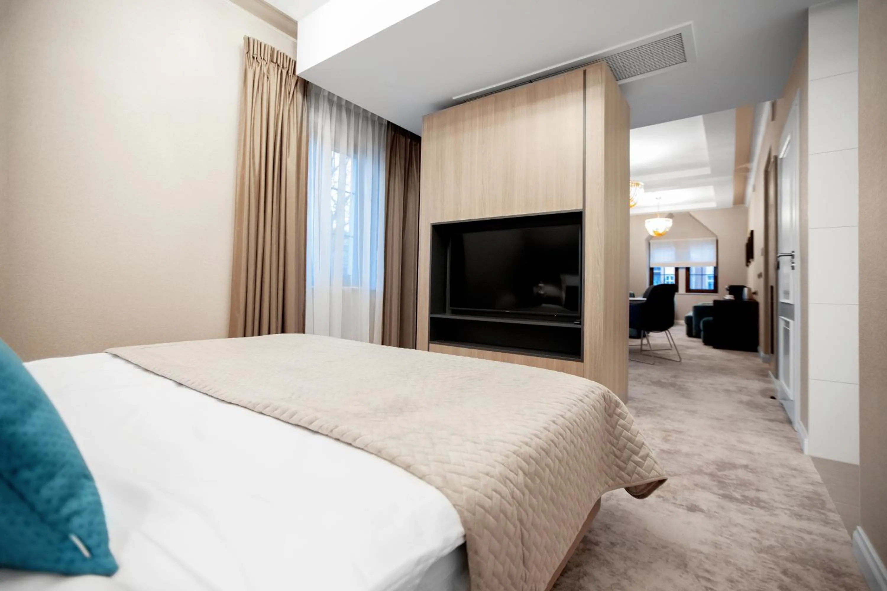 Bed in Grand Park Hotel