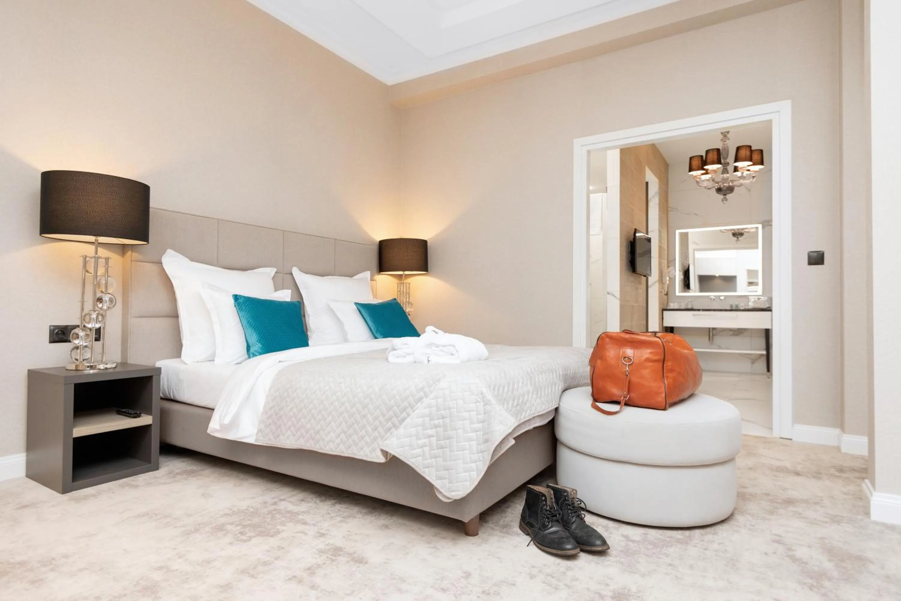 Bed in Grand Park Hotel