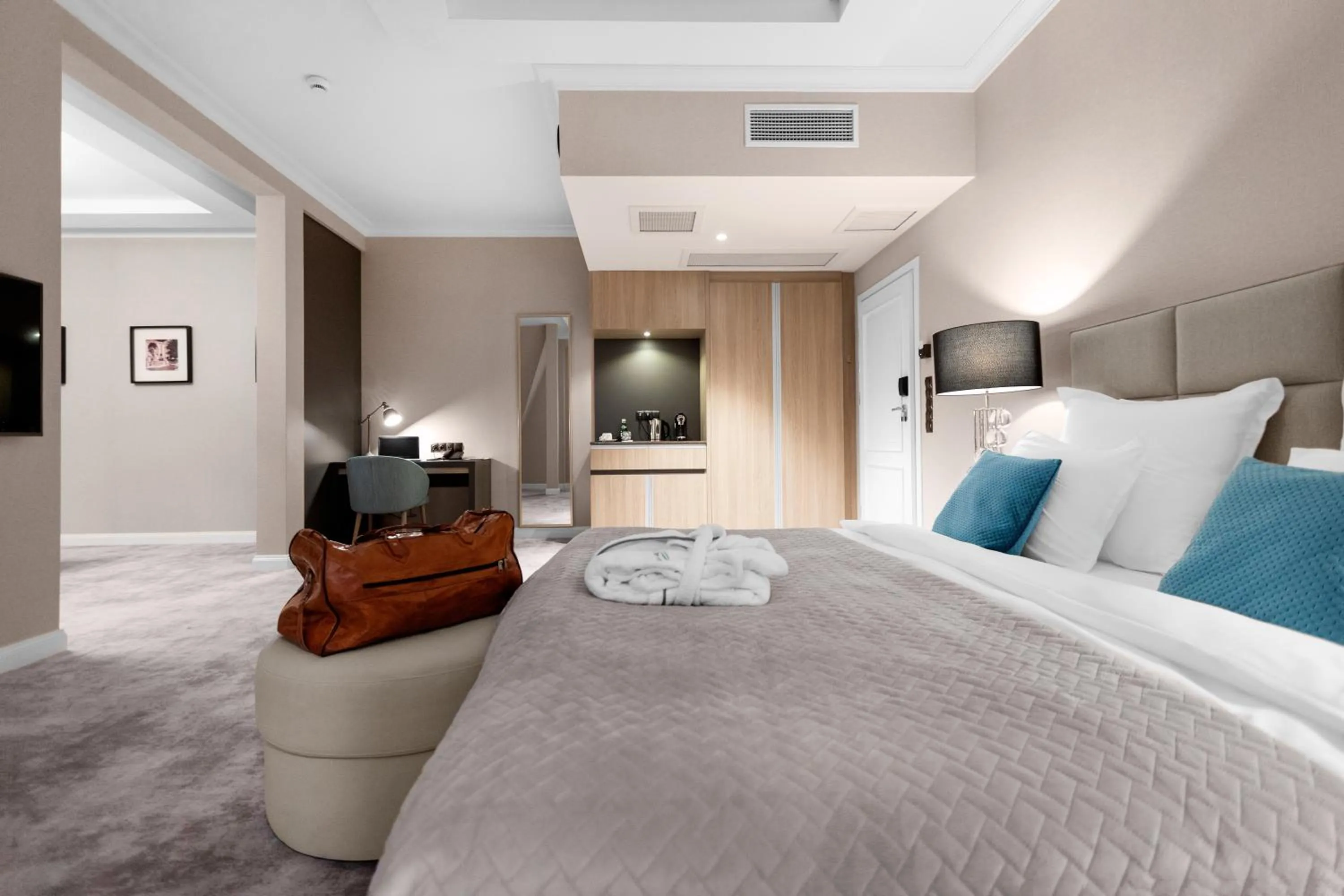 Bed in Grand Park Hotel