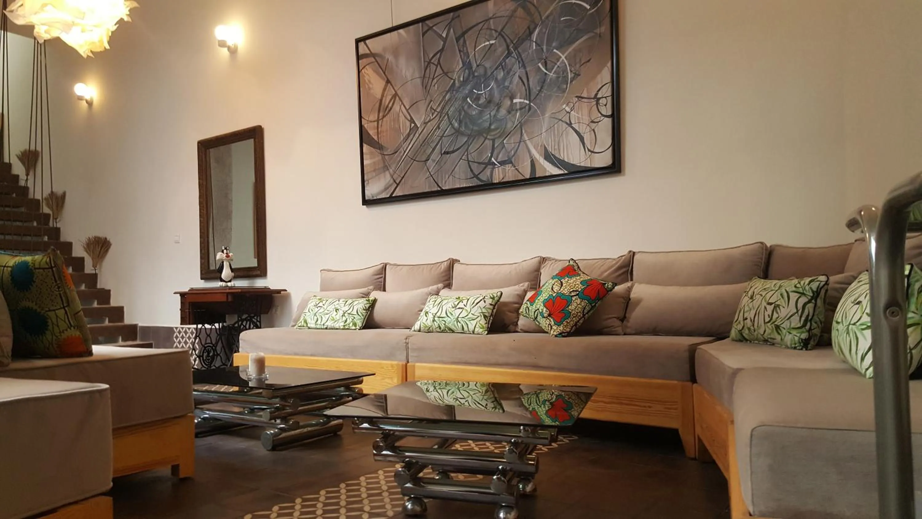 Seating area in Dar d'Art