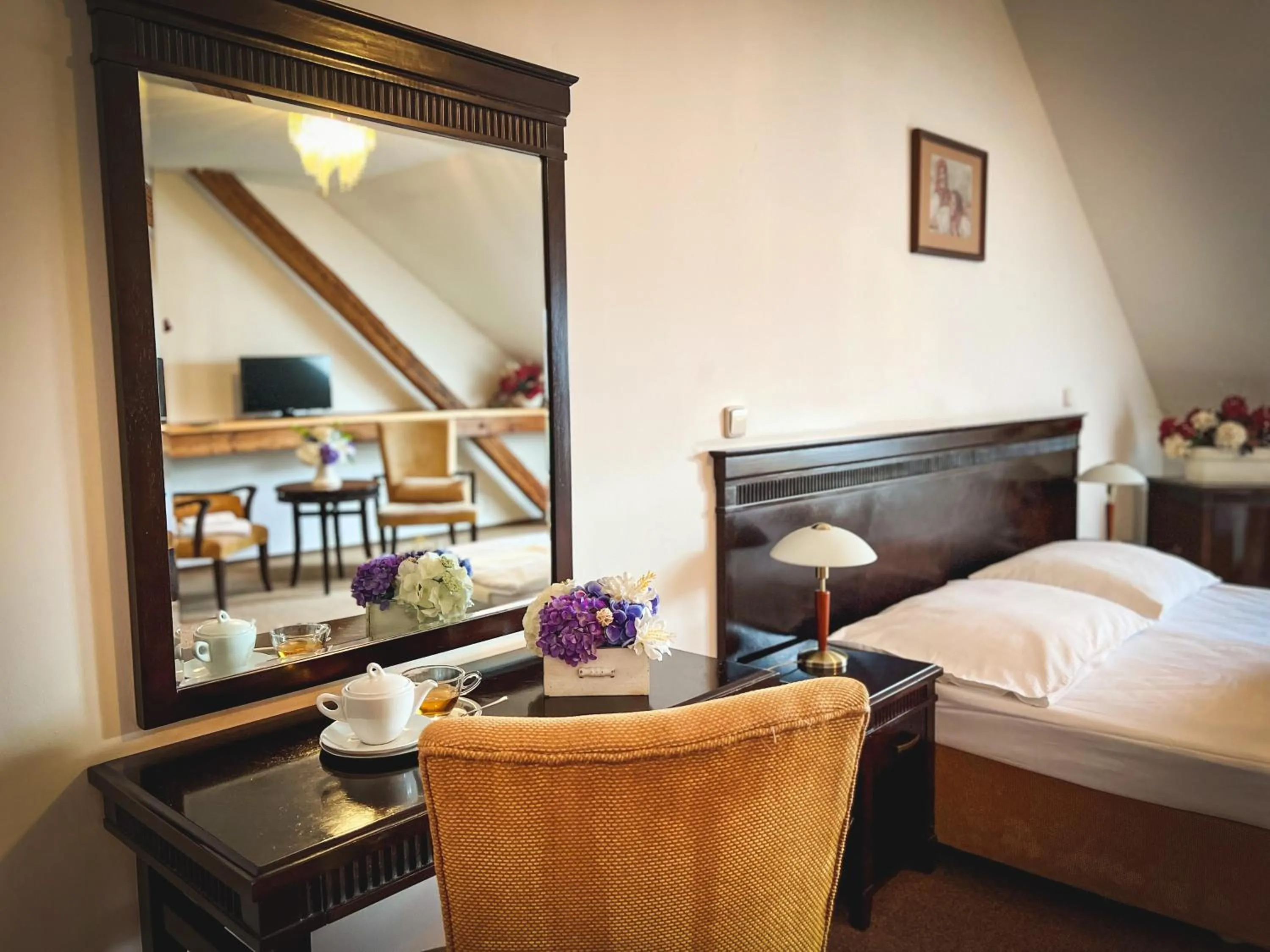 Bed in Hotel U Zeleneho stromu