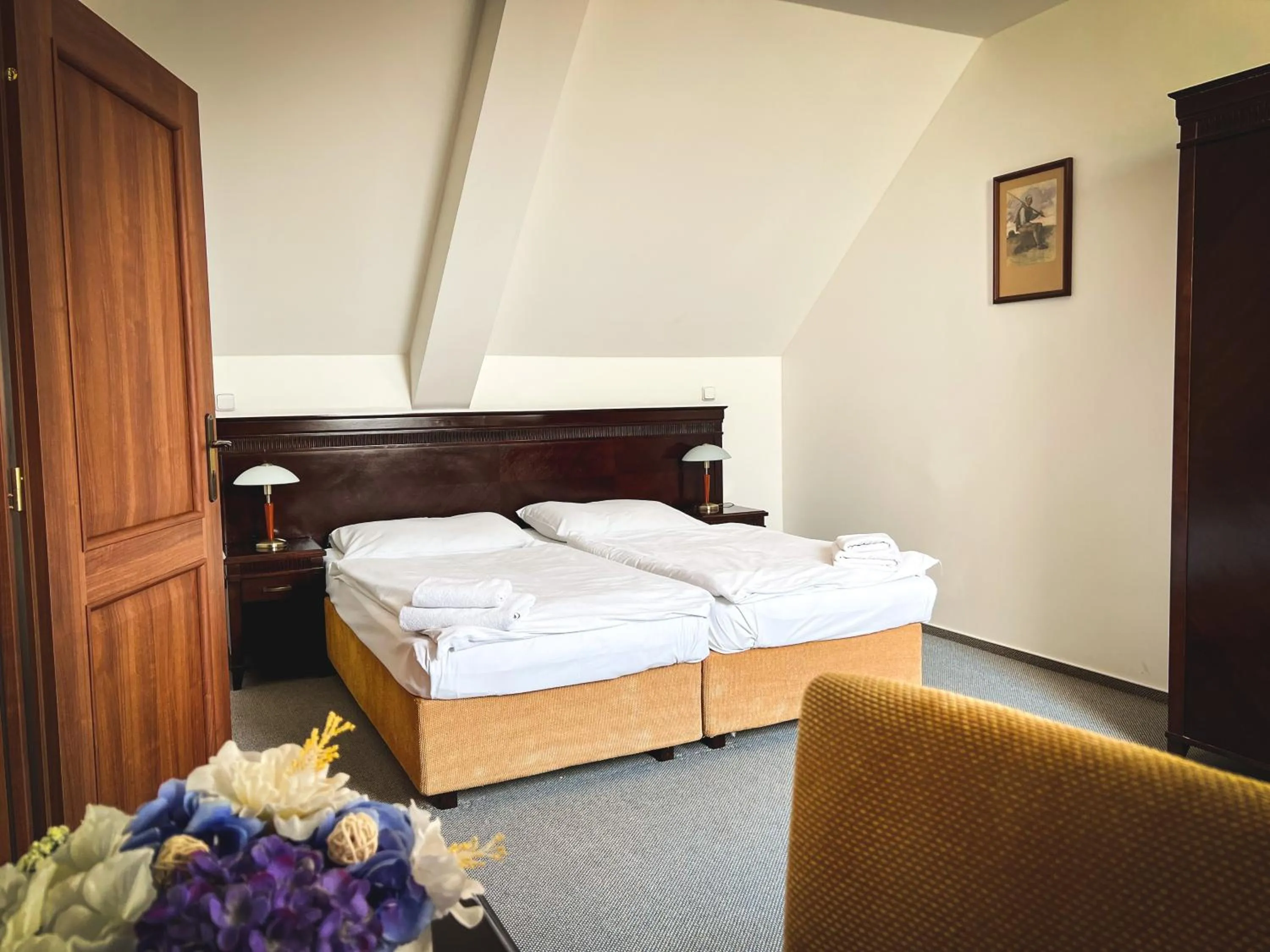 Bed in Hotel U Zeleneho stromu