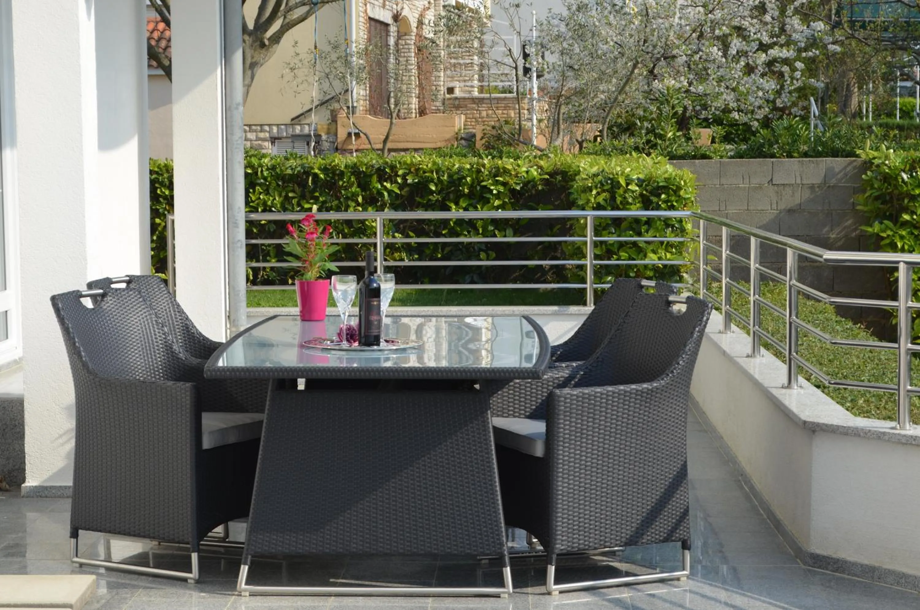 Balcony/Terrace in Luxury Apartments Zana