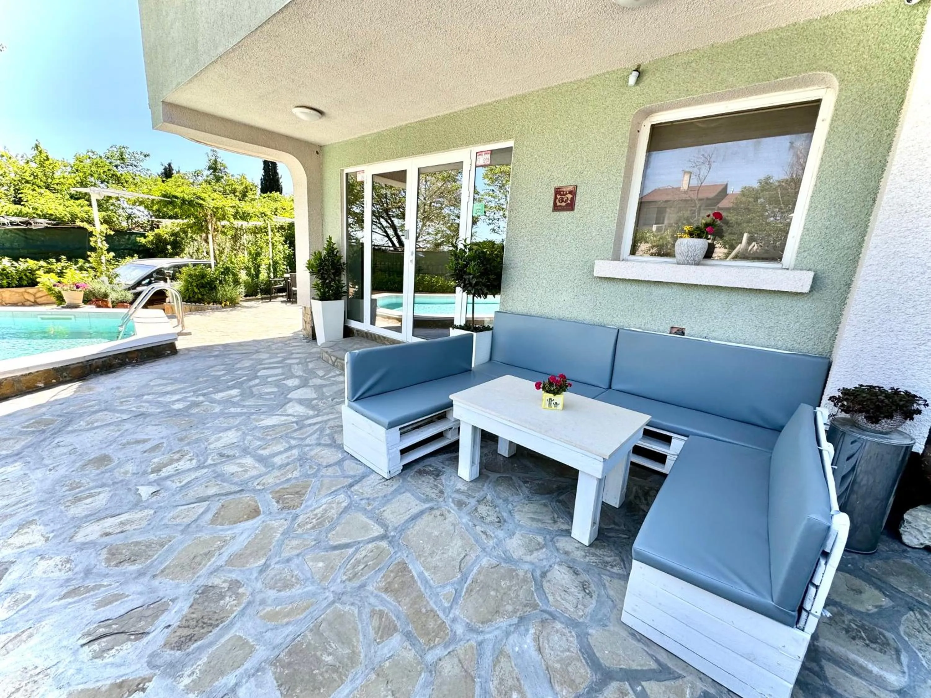 Patio in Hotel Amfora