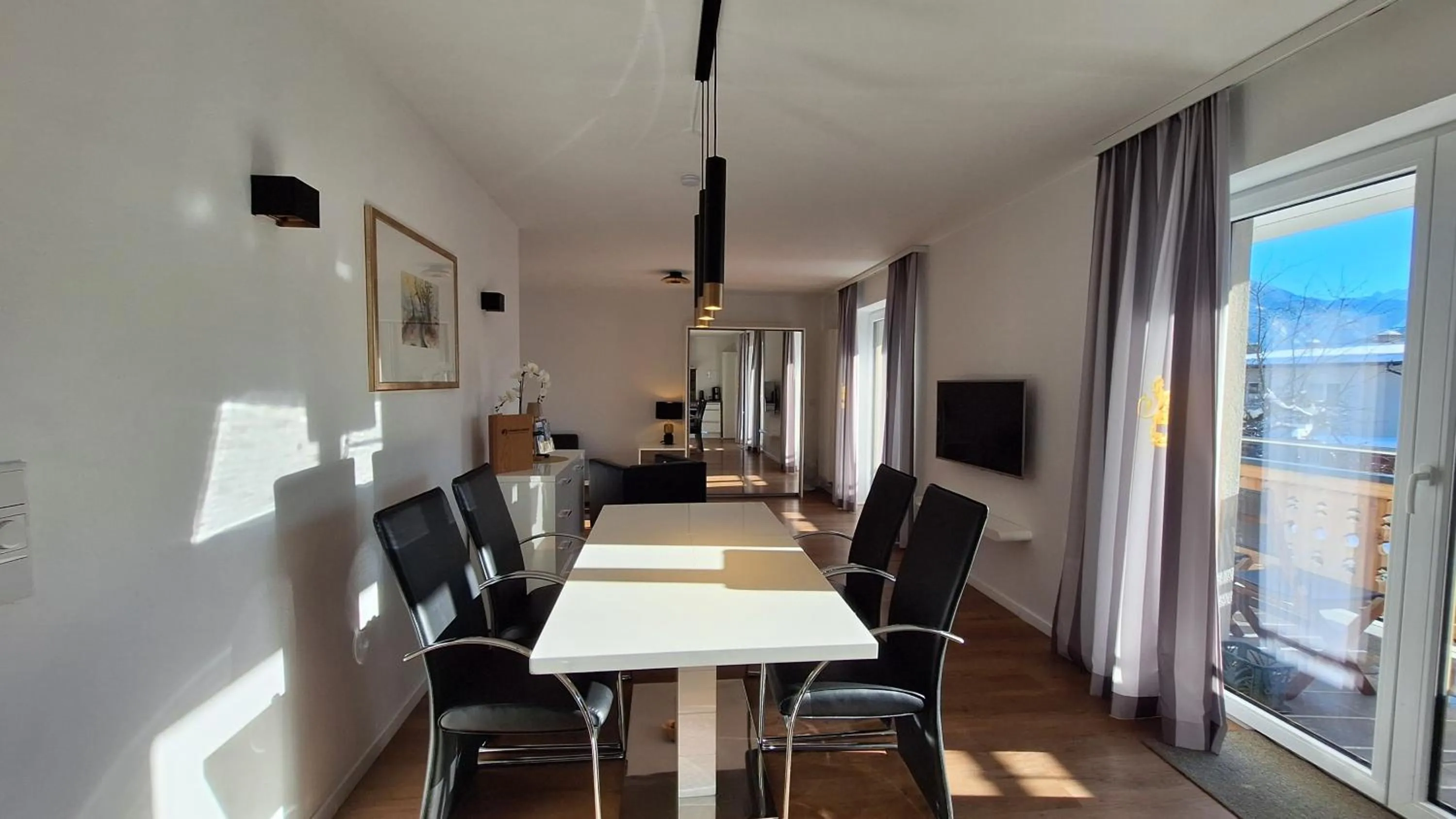 TV and multimedia in Panorama Apartments - Steinbock Lodges