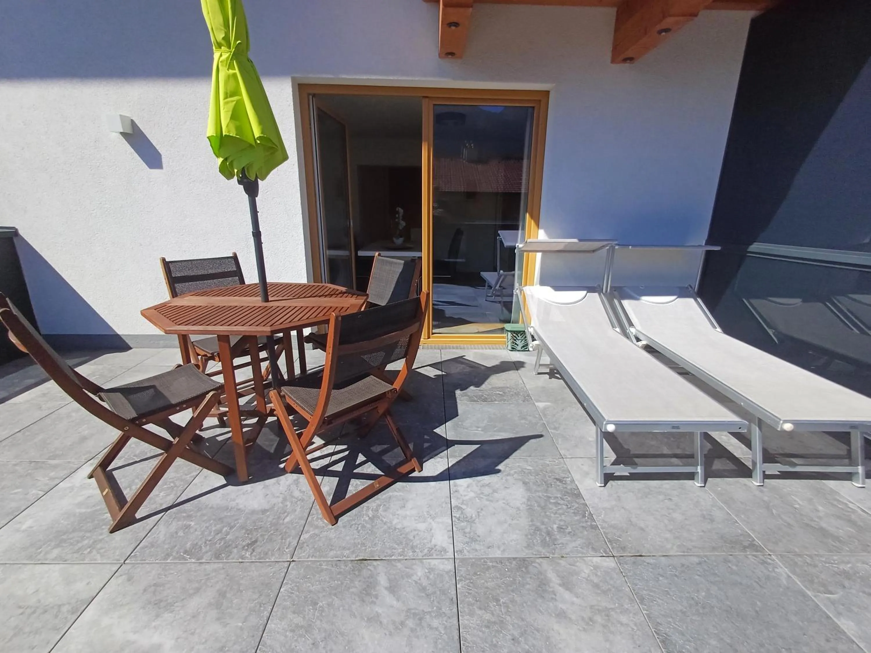 Balcony/Terrace in Panorama Apartments - Steinbock Lodges