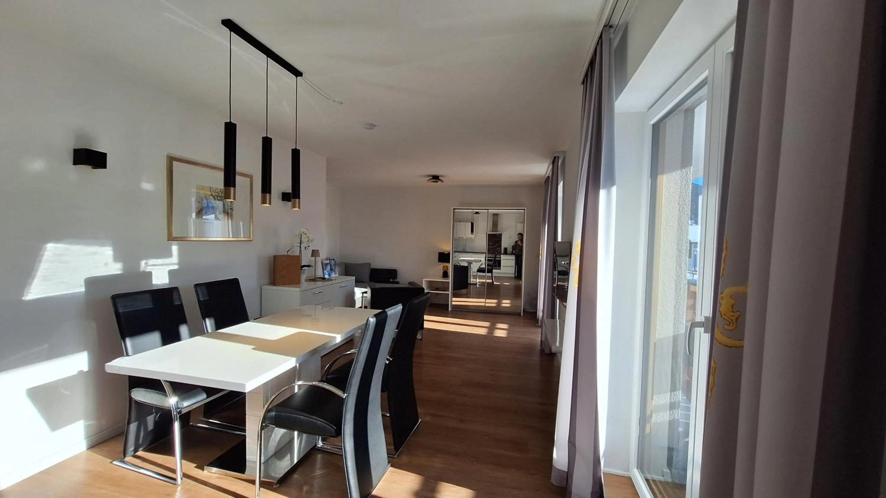 Living room in Panorama Apartments - Steinbock Lodges