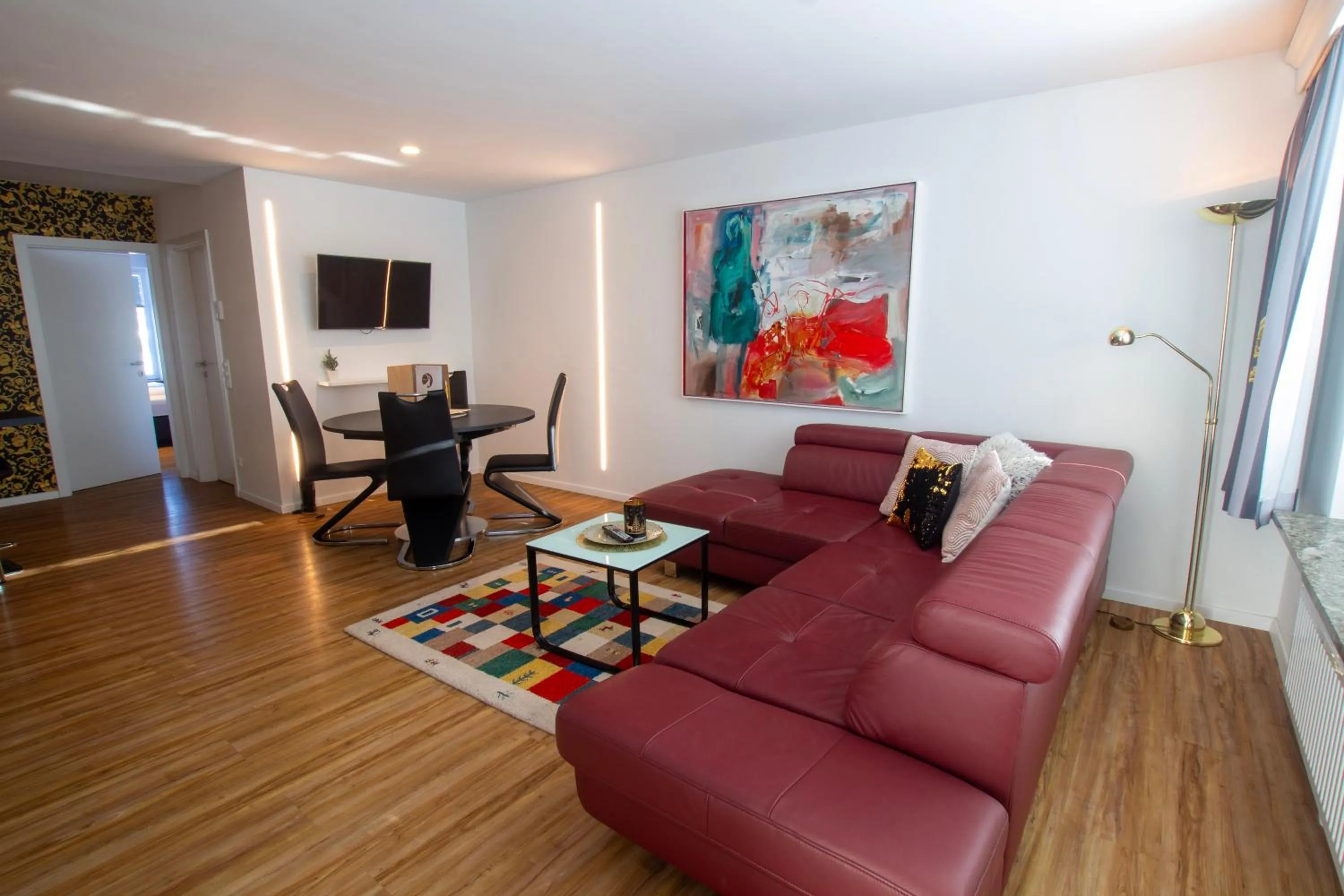 TV and multimedia in Panorama Apartments - Steinbock Lodges