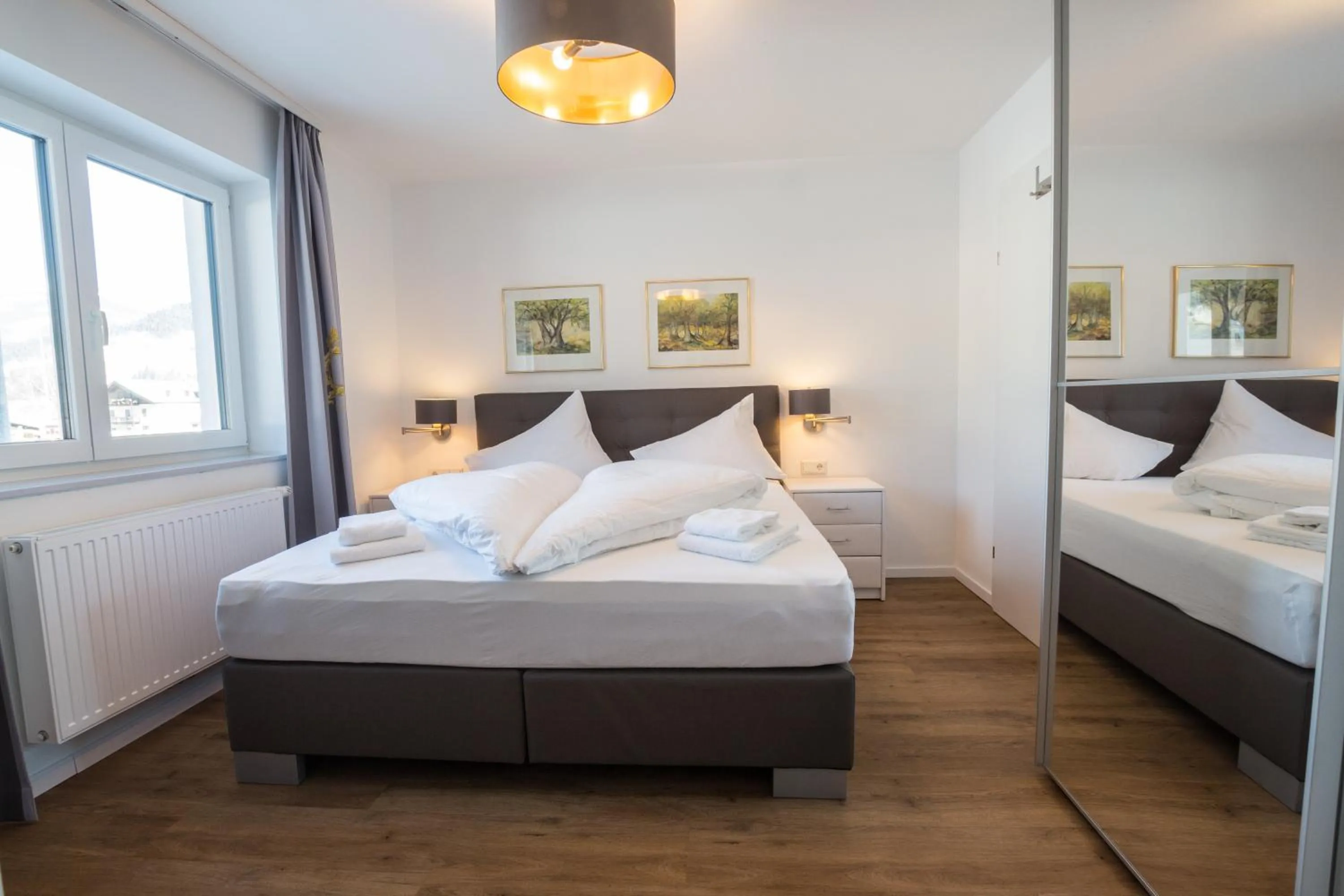 Photo of the whole room, Bed in Panorama Apartments - Steinbock Lodges