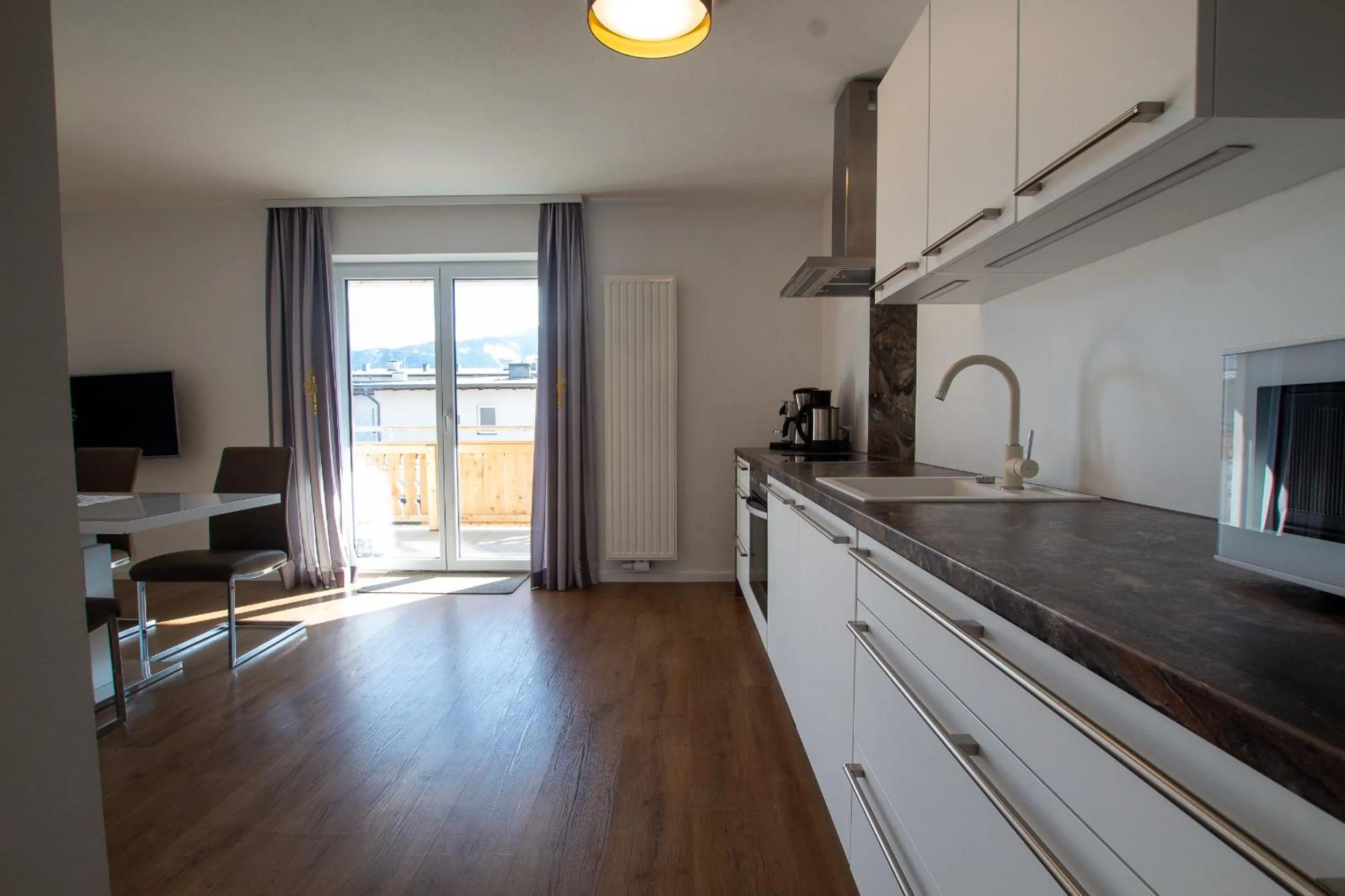 Coffee/tea facilities in Panorama Apartments - Steinbock Lodges
