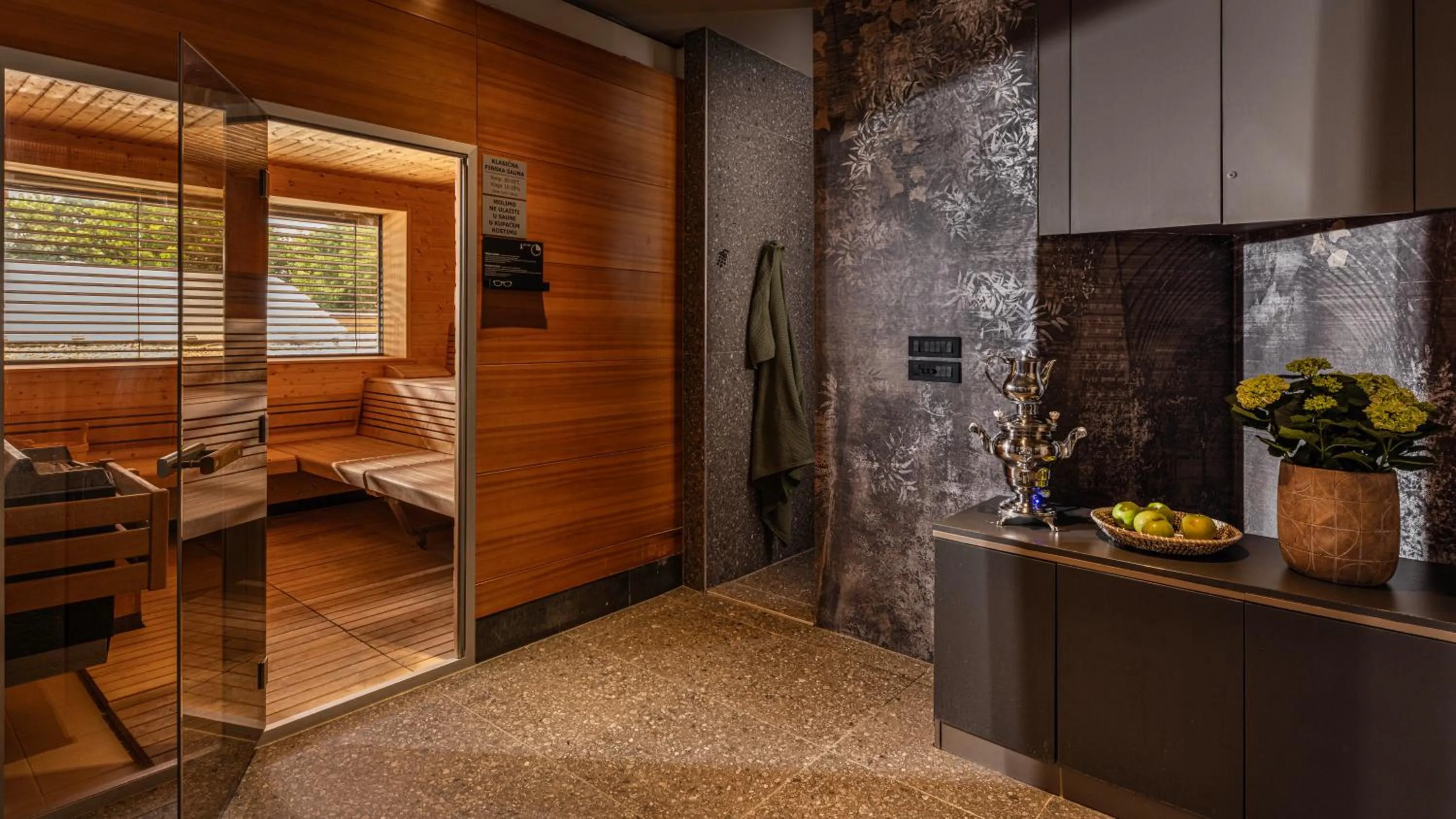 Sauna in Hotel Terme Jezercica