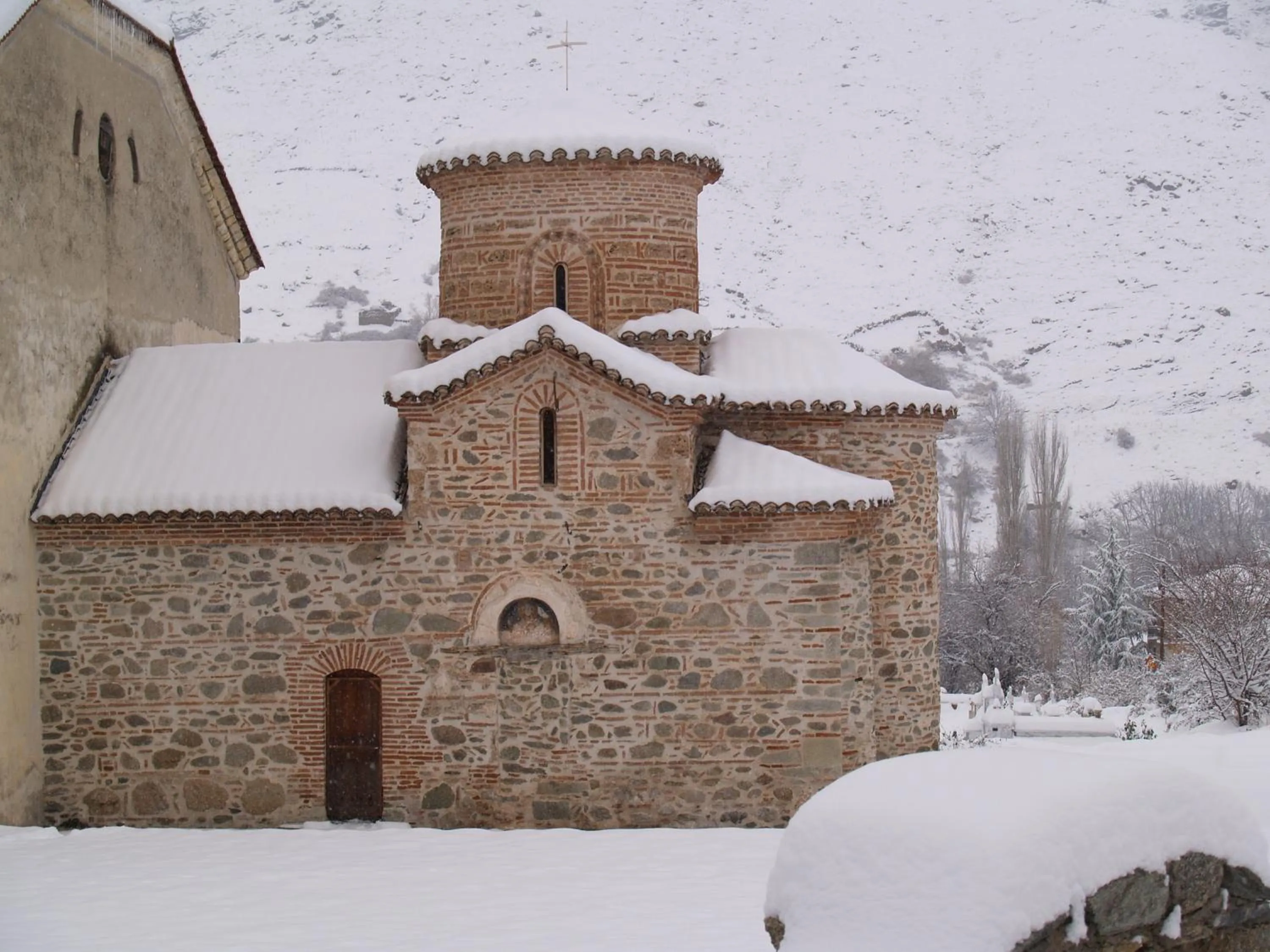 Winter in Agios Germanos