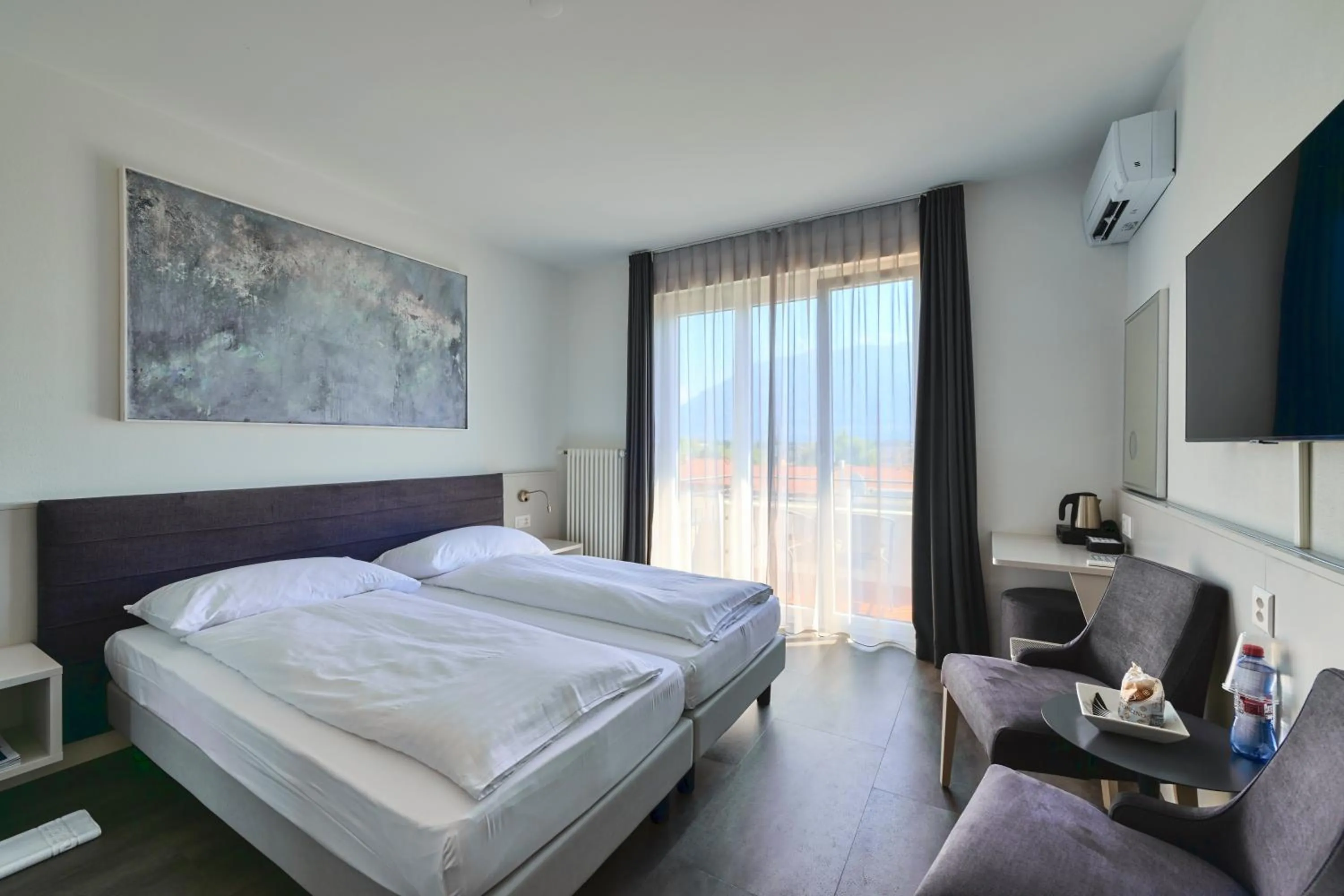 Bed in Hotel Luna Garni