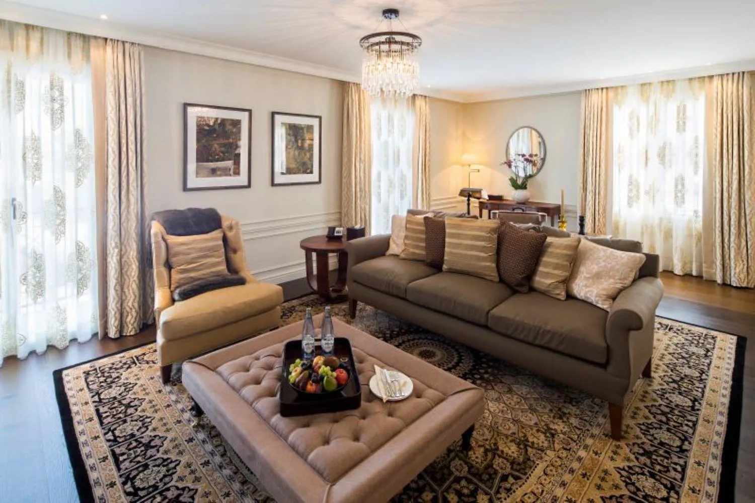 Living room in Hotel Villa Honegg