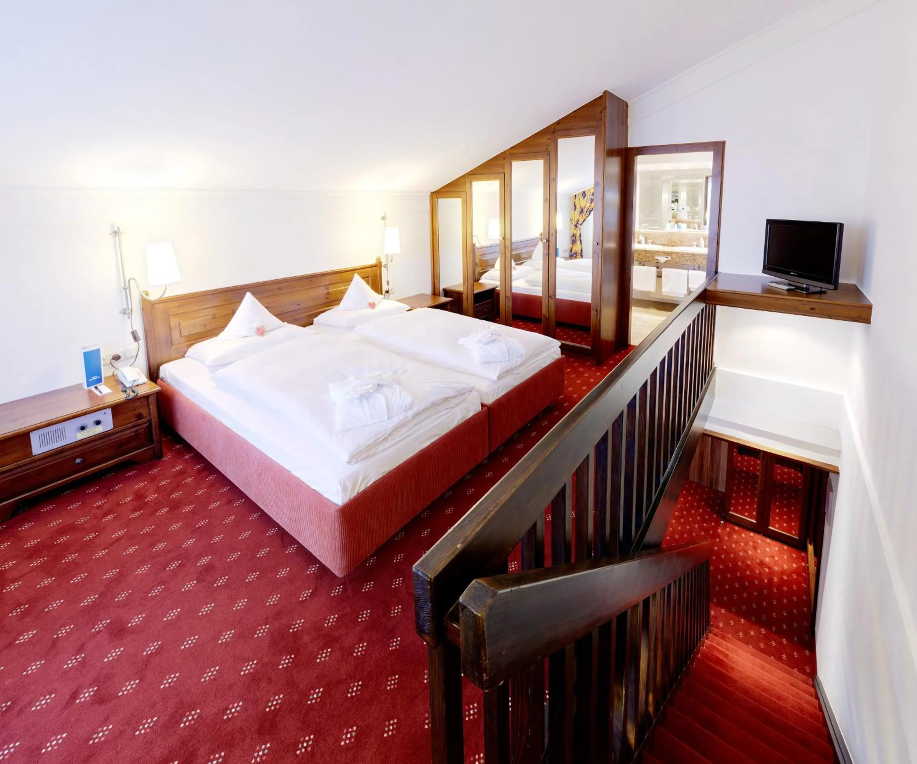 Bed in DAS LUDWIG Sports Resort