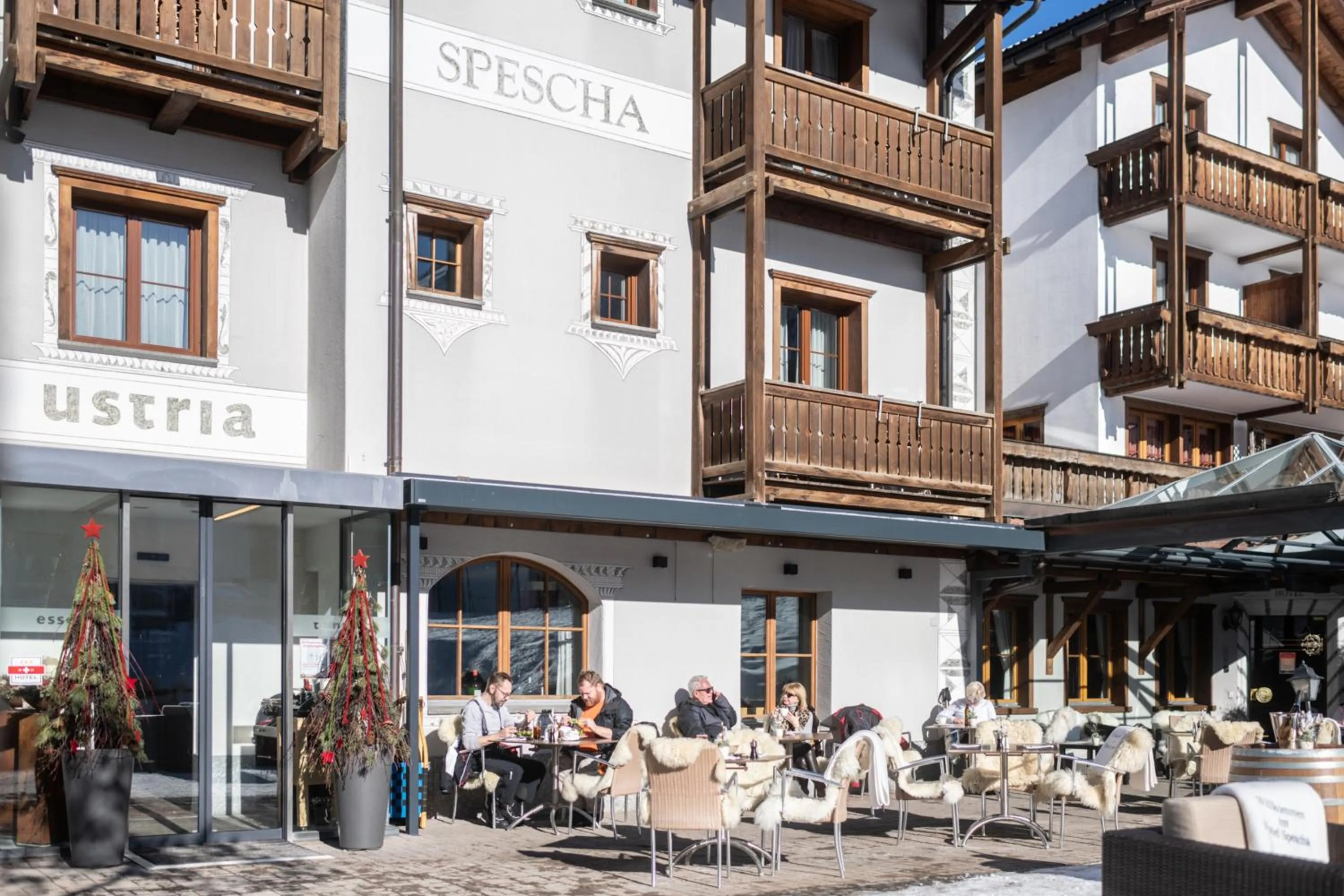 Property building in Hotel Spescha