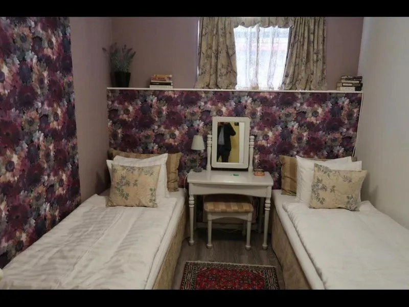 Bed in Hotel Tre Små Rum