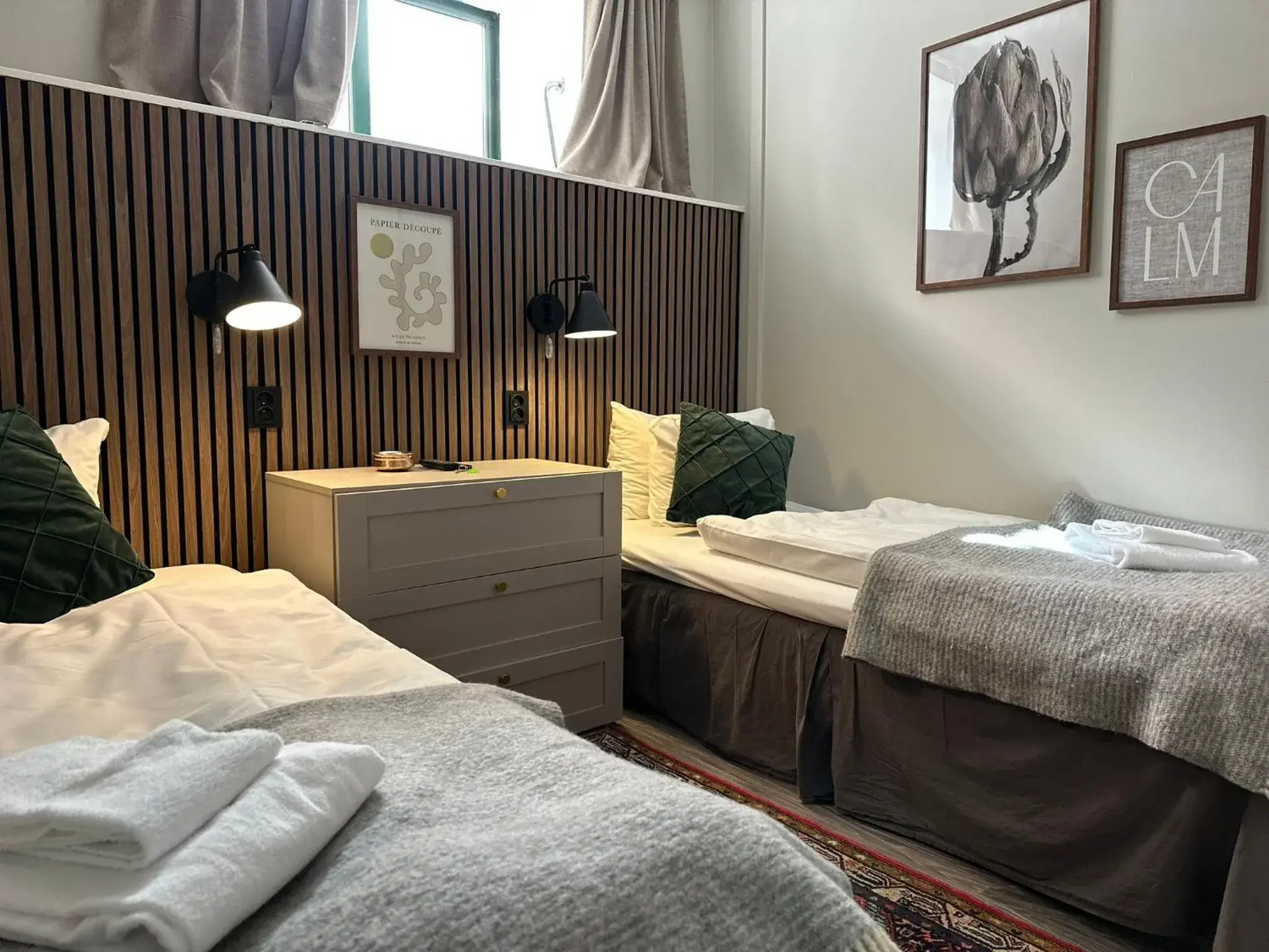 Twin Room with Shared Bathroom in Hotel Tre Små Rum Twin Room with Shared Bathroom in Hotel Tre Små Rum