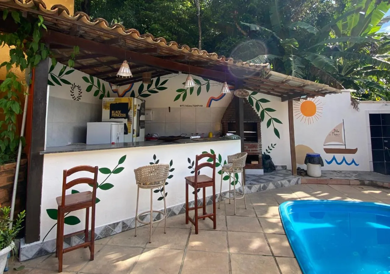 BBQ facilities in Pousada Alto da Praia