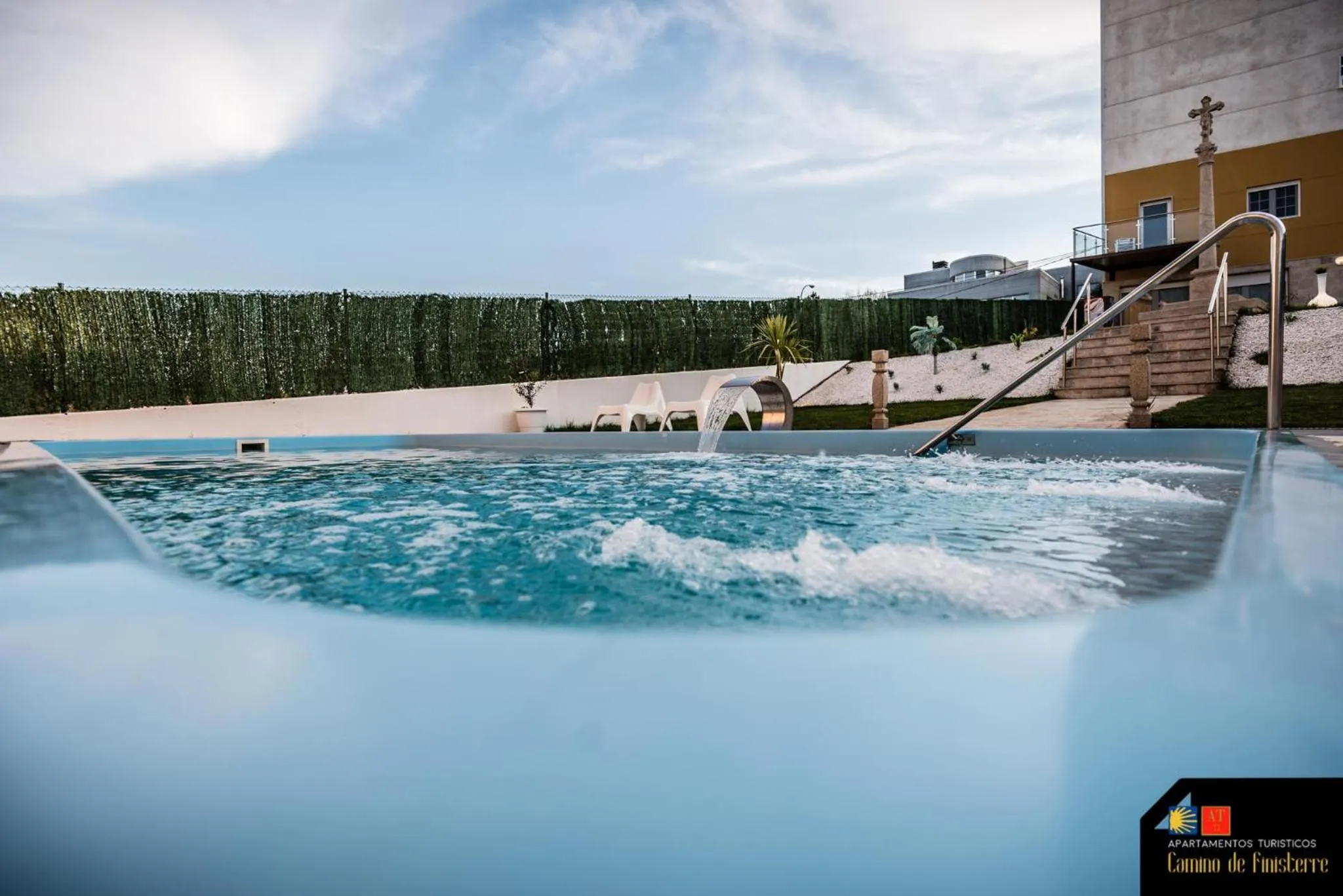 Swimming pool in Camino de Finisterre