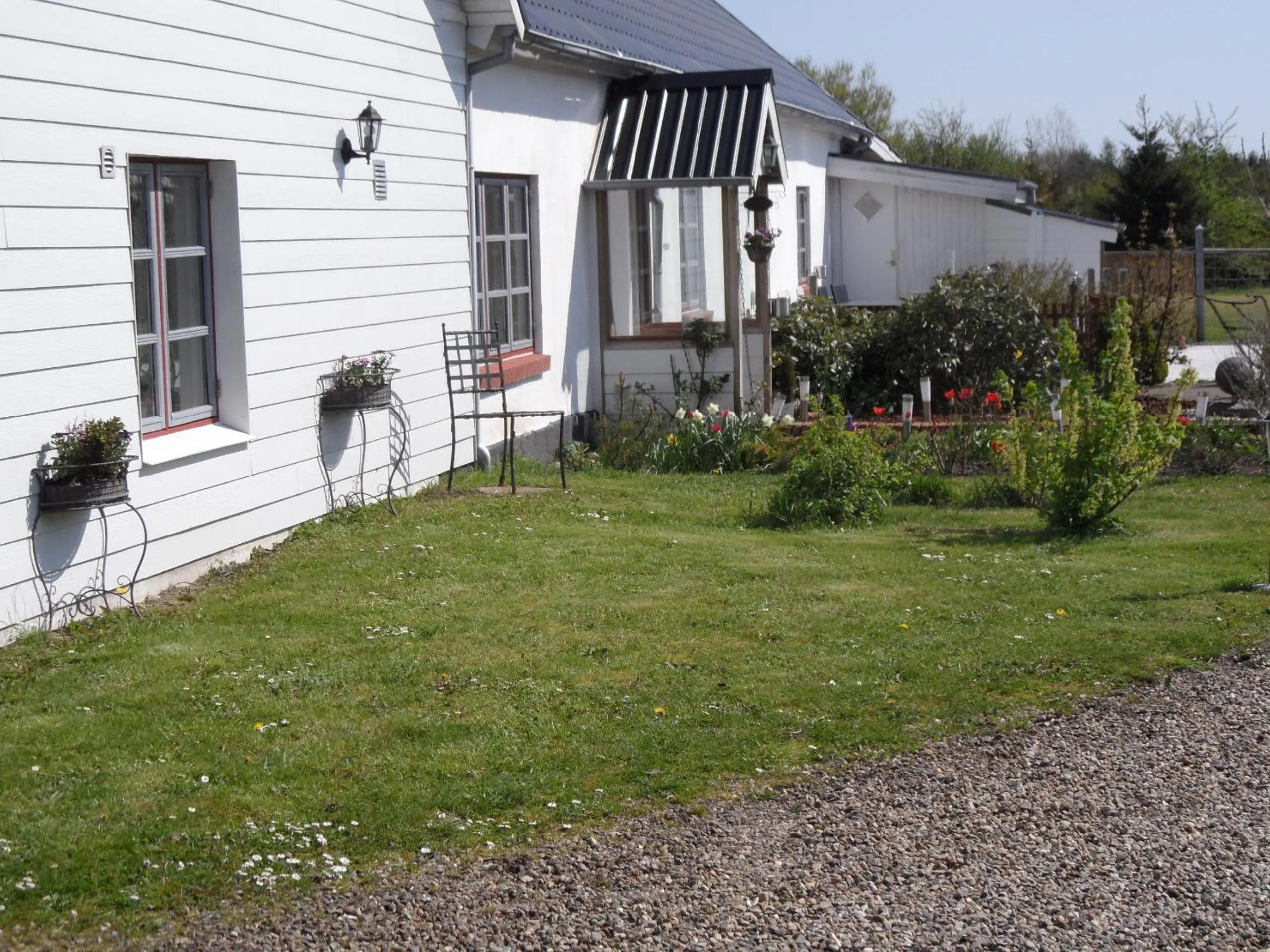 Garden view in Motel Herning