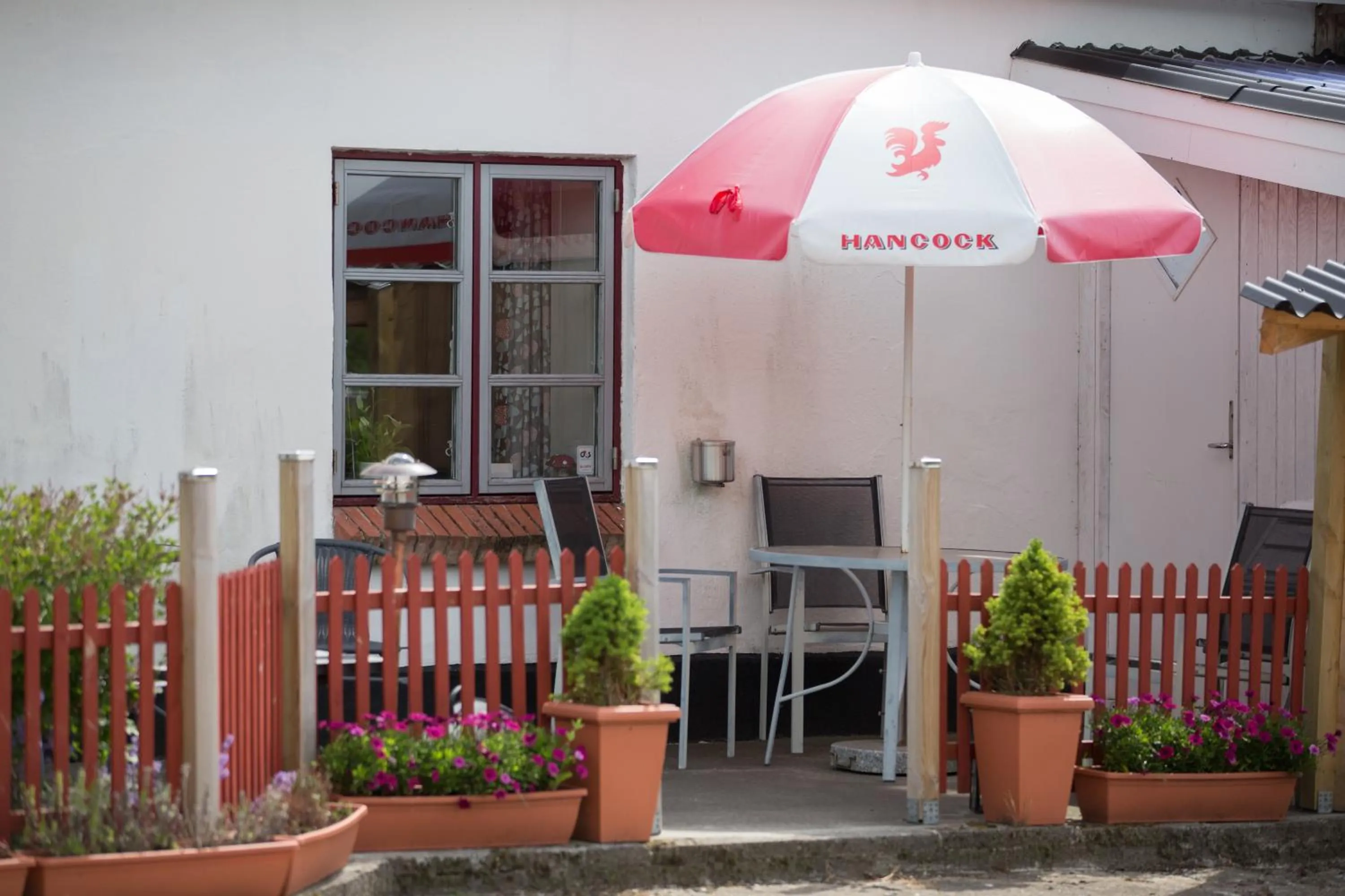 Patio in Motel Herning