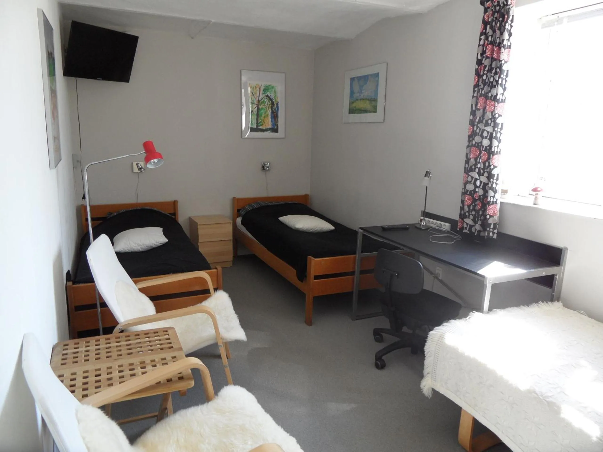 Bed in Motel Herning