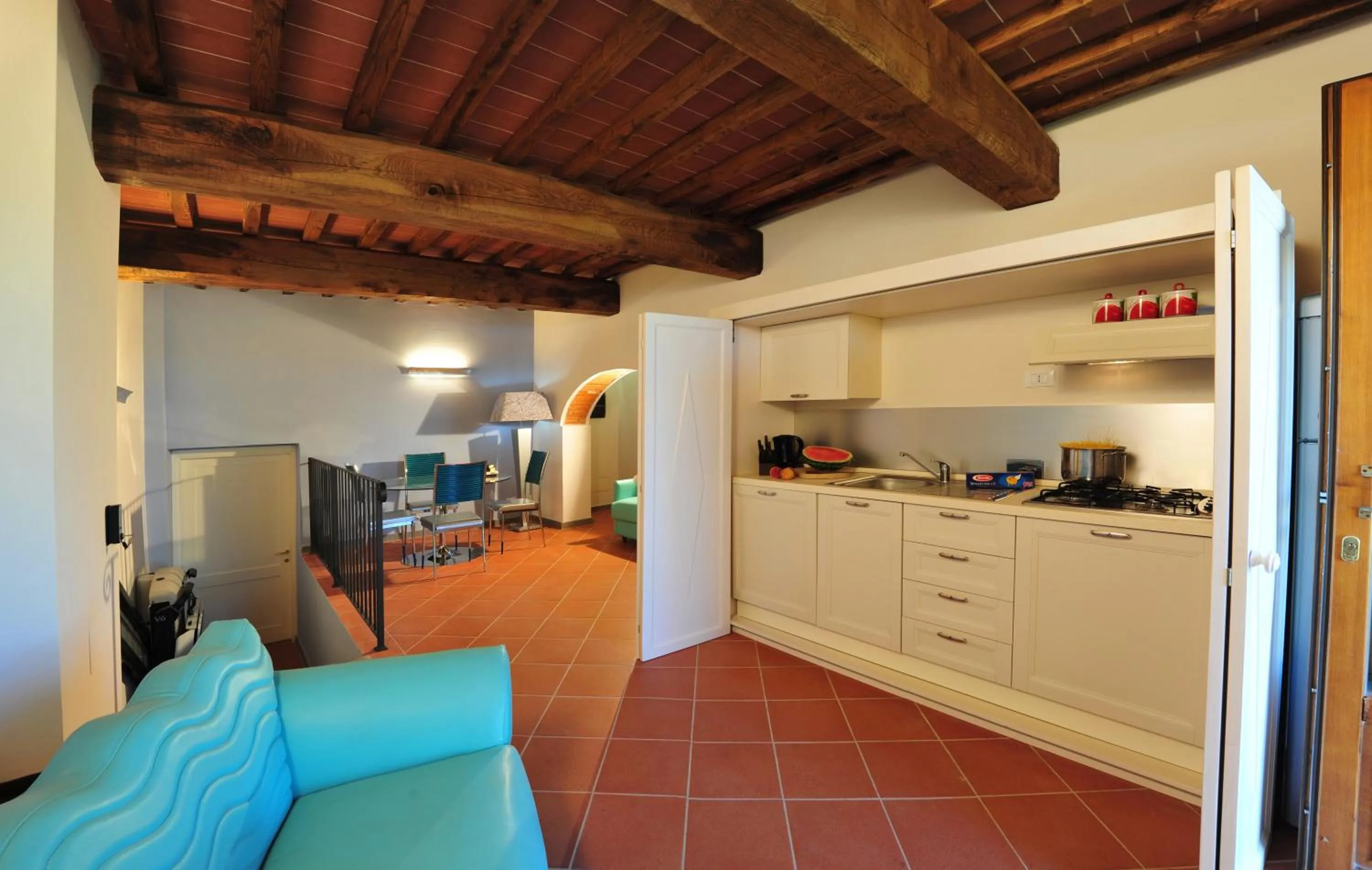 Kitchen or kitchenette in Agriturismo Streda Wine & Country Holiday