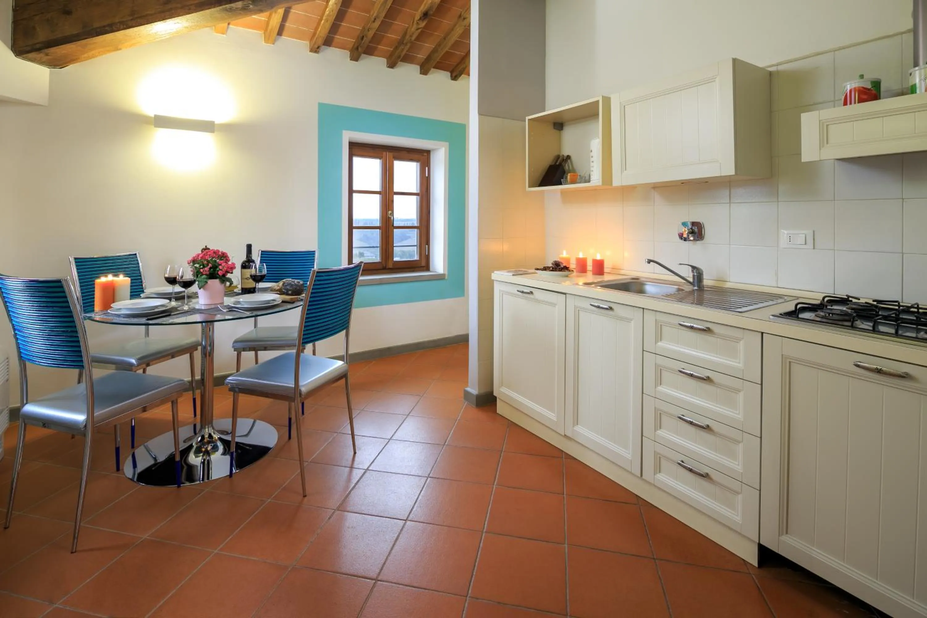 Kitchen or kitchenette in Agriturismo Streda Wine & Country Holiday